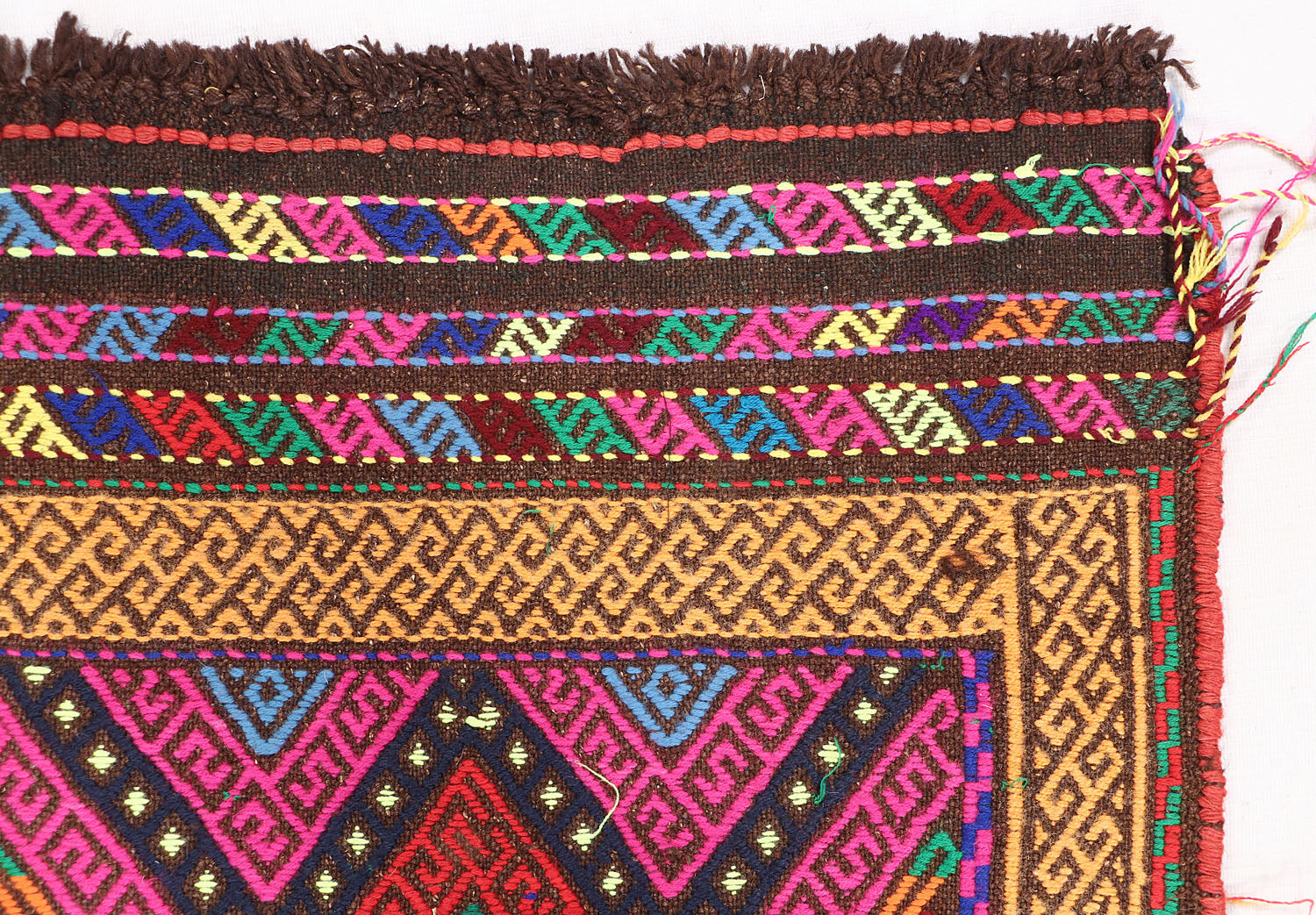 Multy Handmade Suzani Kilim Rug Runner