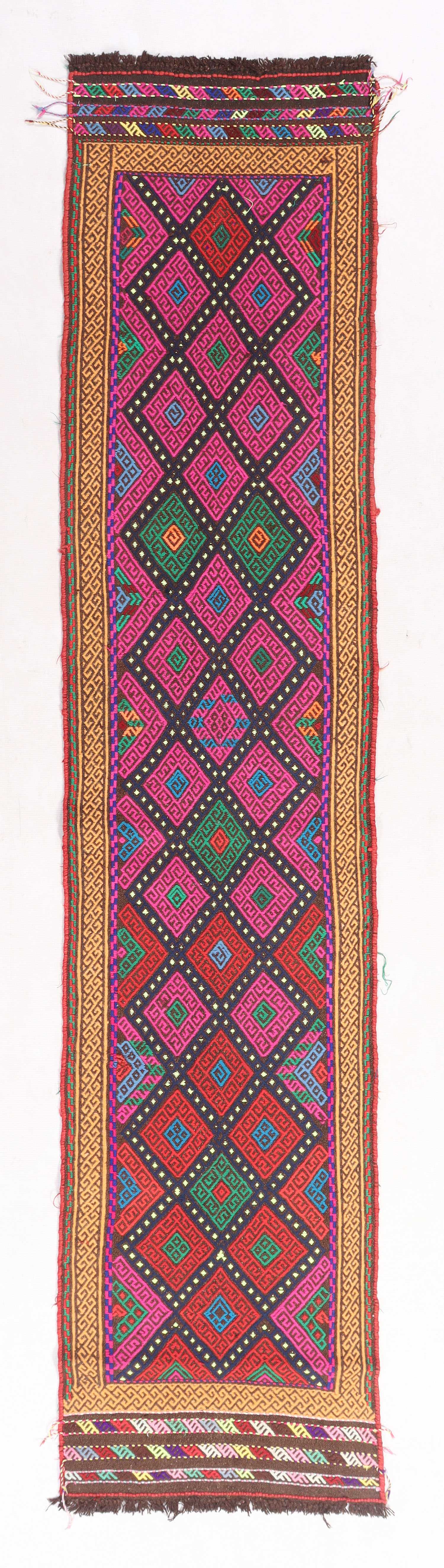 Multy Handmade Suzani Kilim Rug Runner