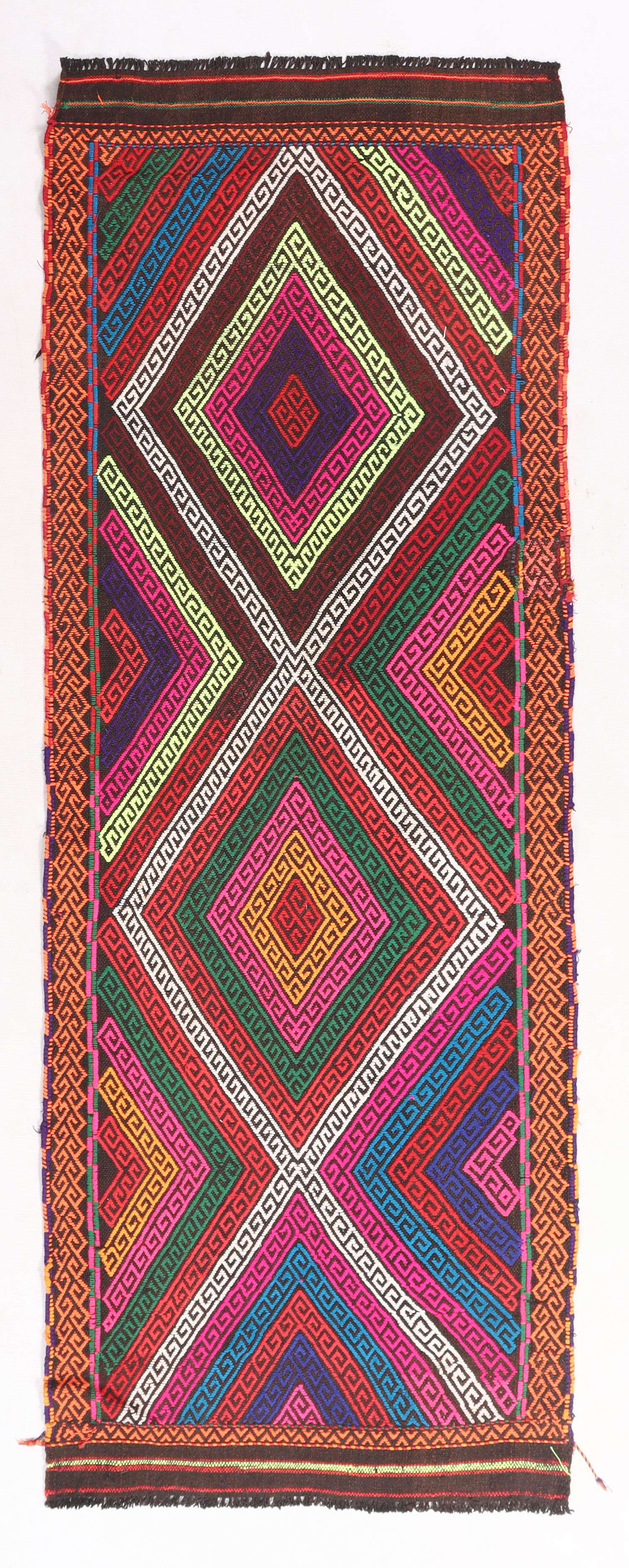 Multy Handmade Suzani Kilim Rug Runner