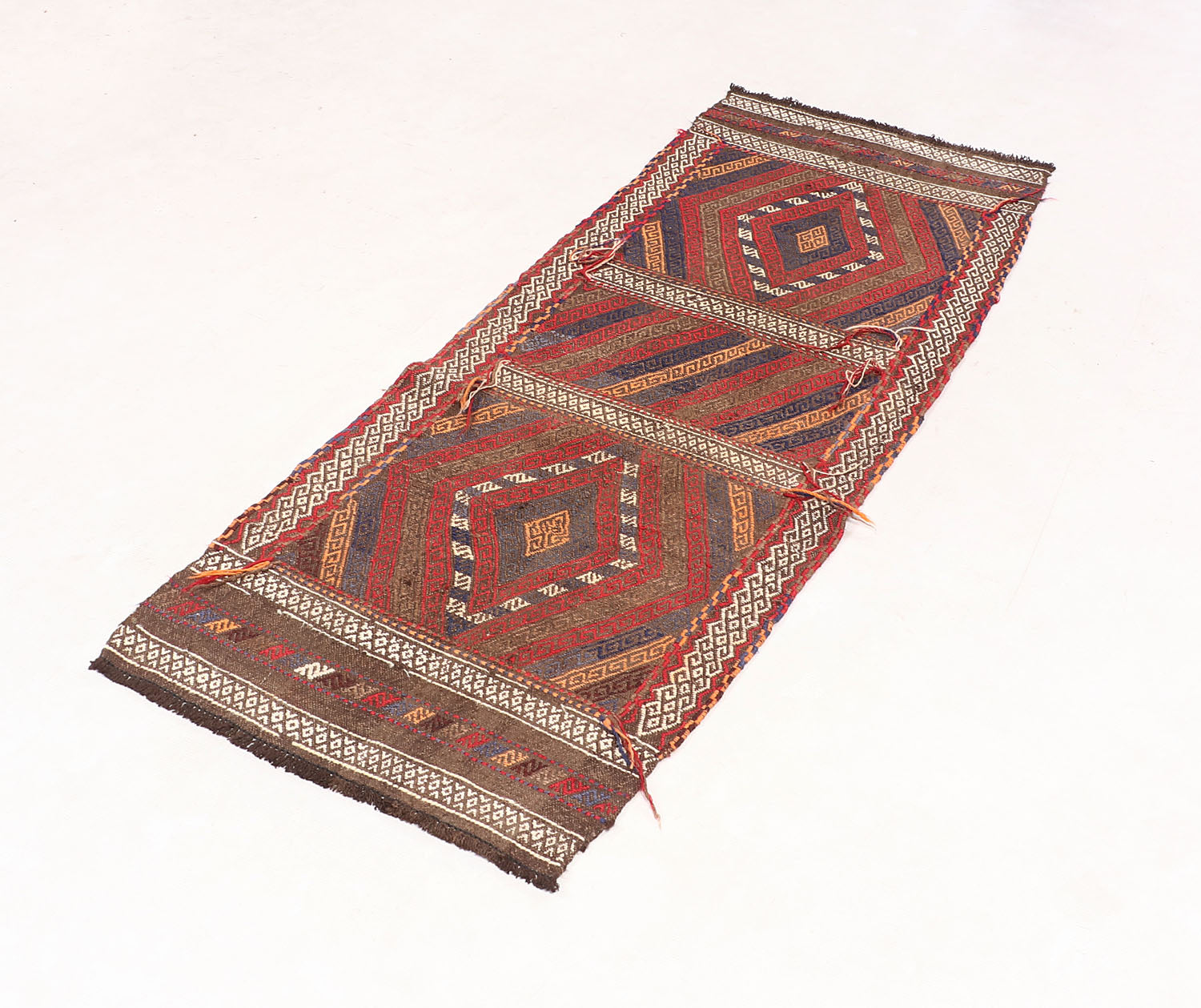 2' 6" x 6' Multy Handmade Suzani Kilim Rug Runner