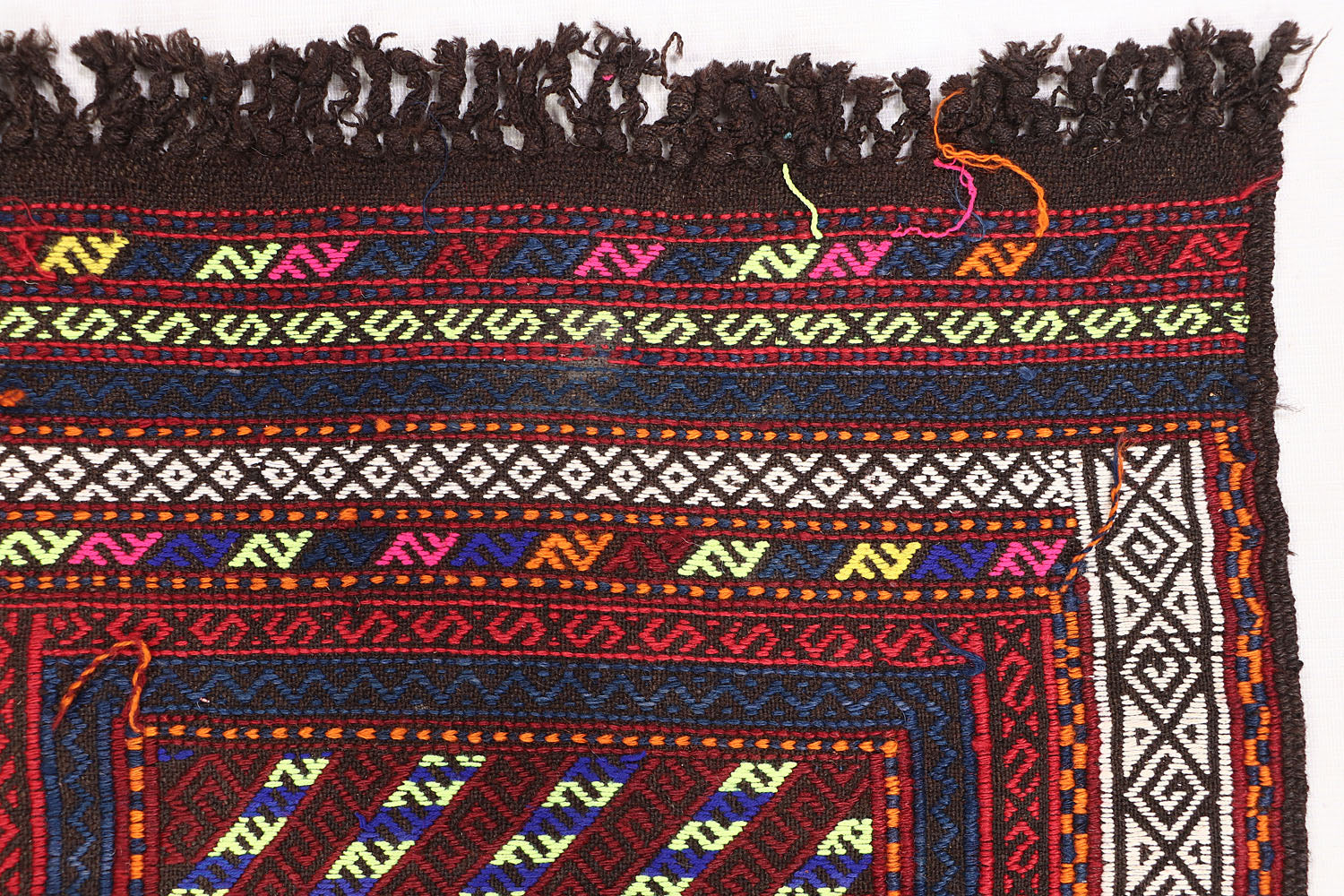 Multy Handmade Suzani Kilim Rug Runner