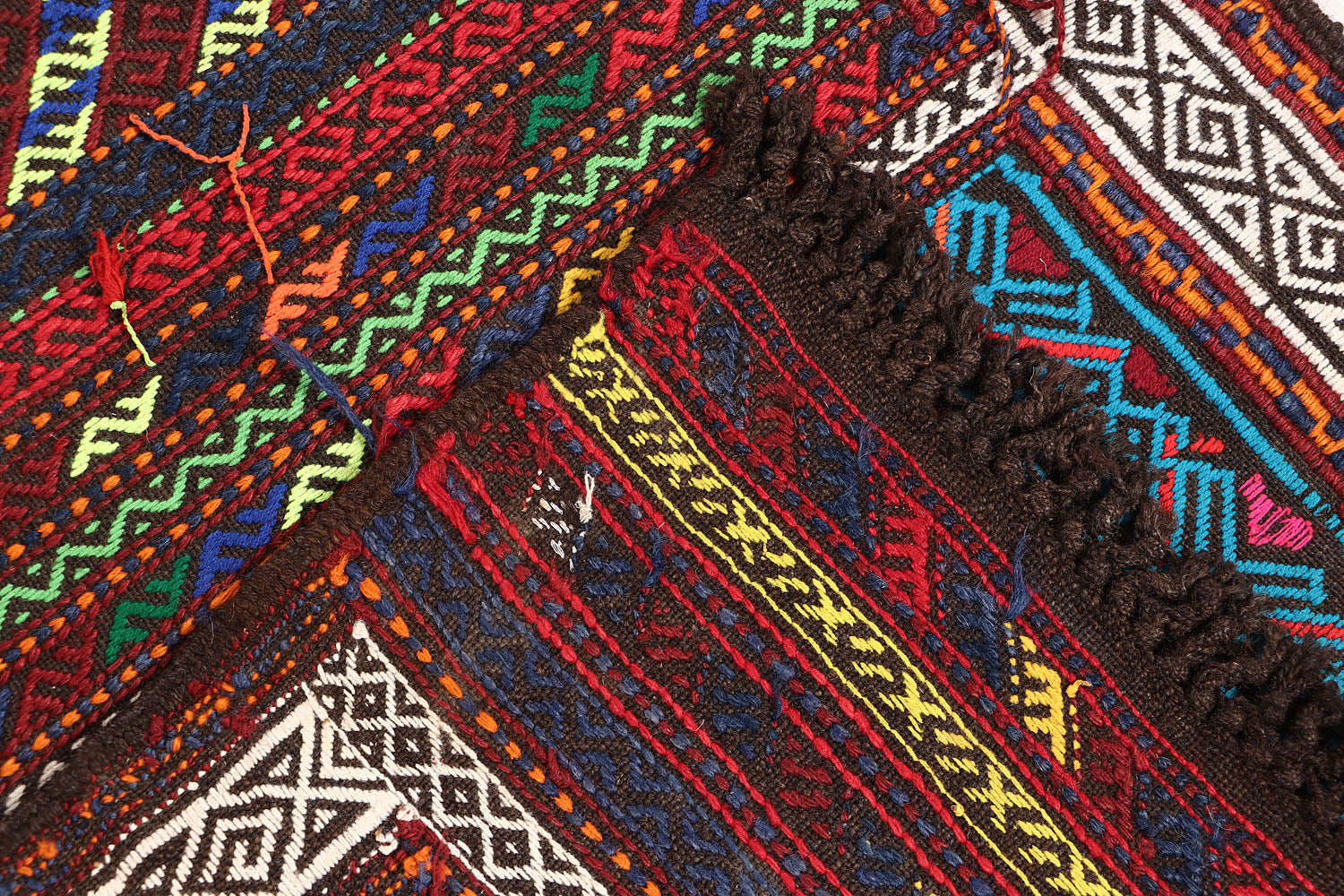 Multy Handmade Suzani Kilim Rug Runner