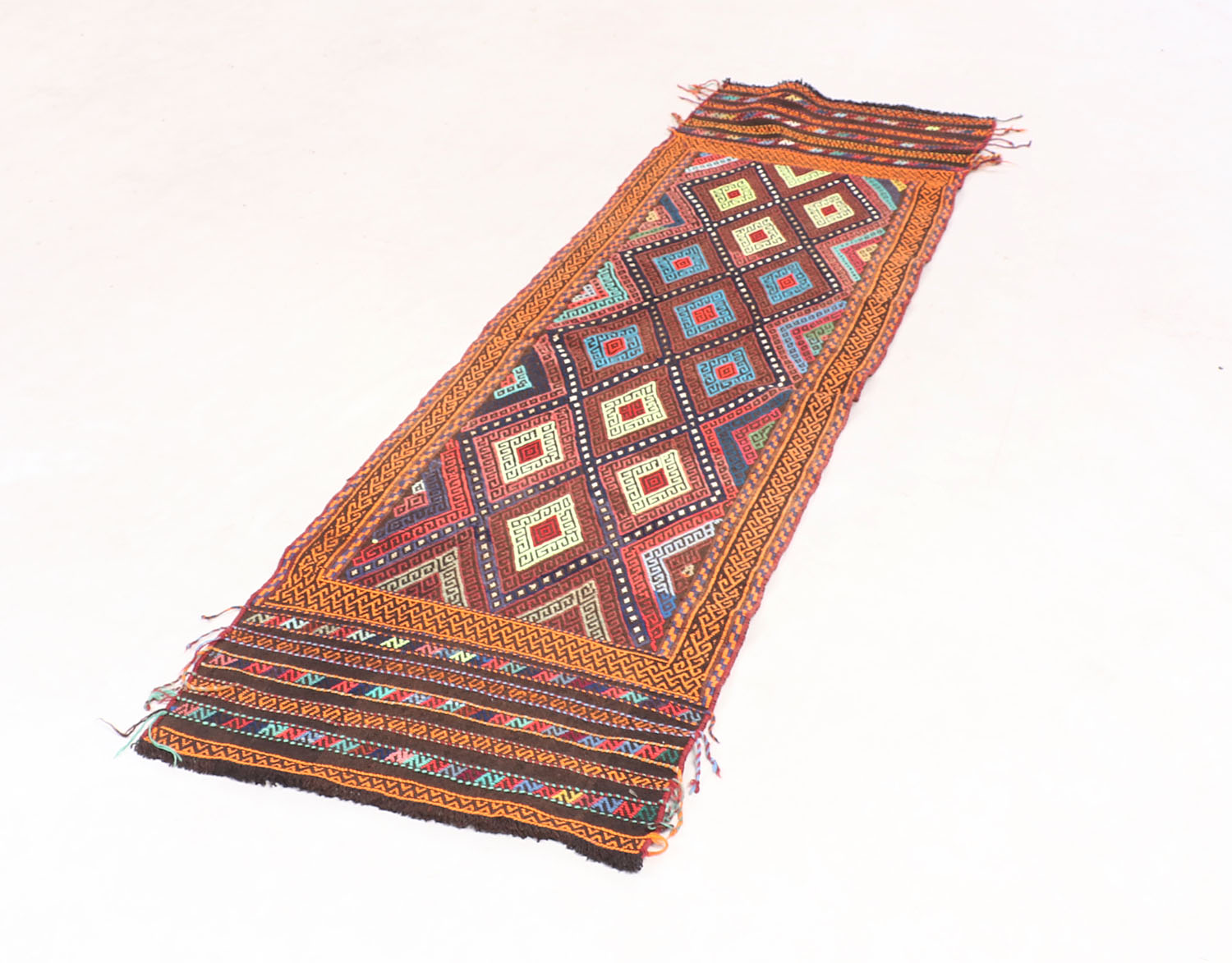 Multy Handmade Suzani Kilim Rug Runner
