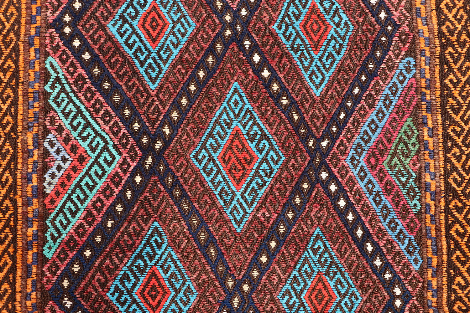 Multy Handmade Suzani Kilim Rug Runner