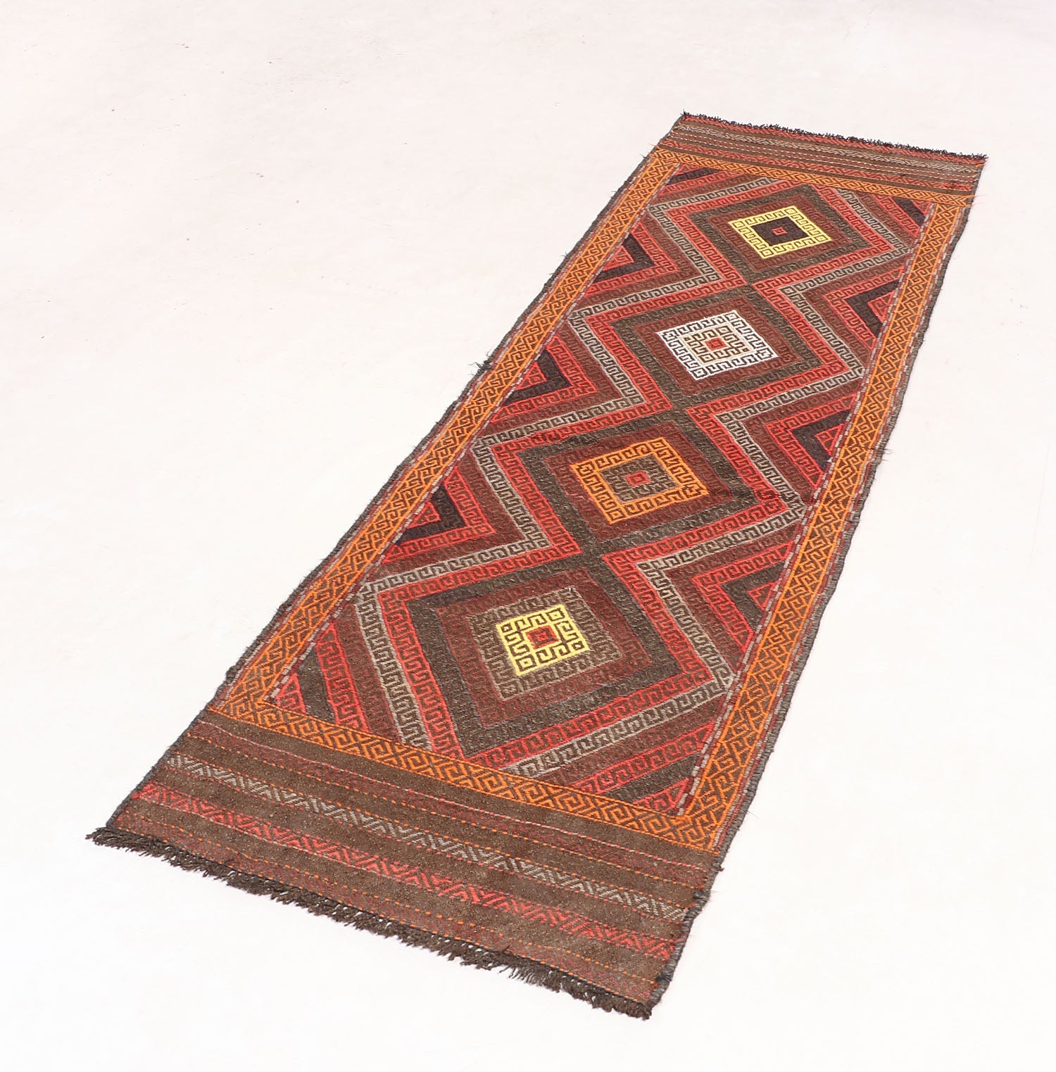 Multy Handmade Suzani Kilim Rug Runner