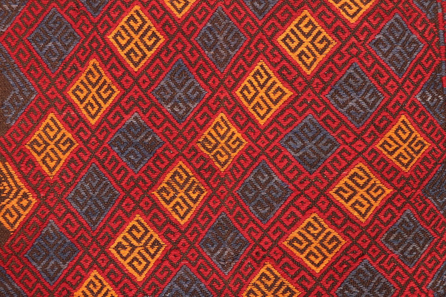 2' 6" X 7' 6" Multy Handmade Suzani Kilim Rug Runner