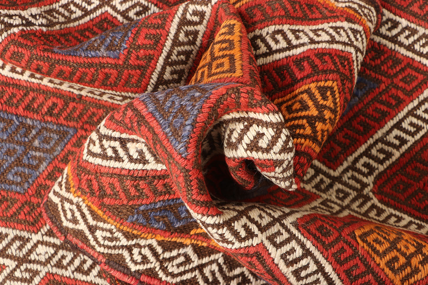 2' 6" x 8' Multy Handmade Suzani Kilim Rug Runner