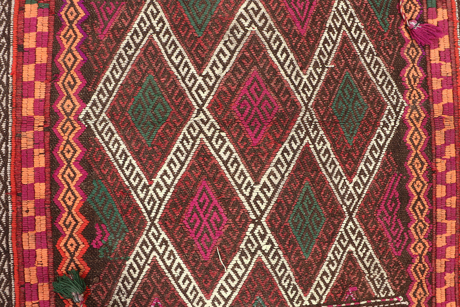 Multy Handmade Suzani Kilim Rug Runner