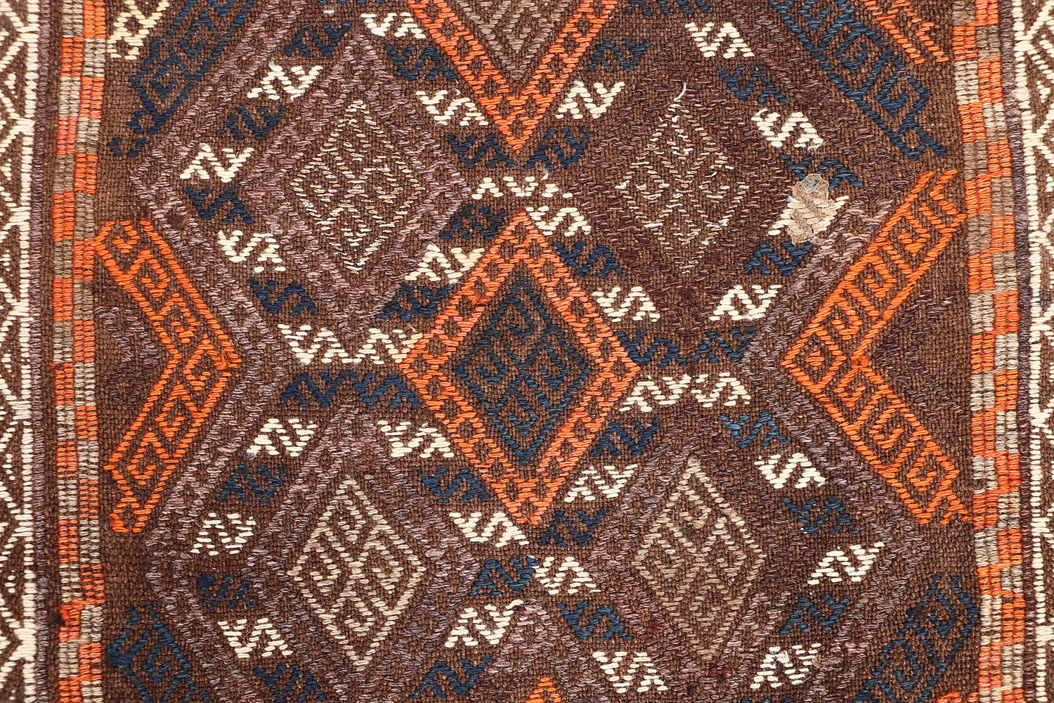 2' 6" x 8' Multy Handmade Suzani Kilim Rug Runner