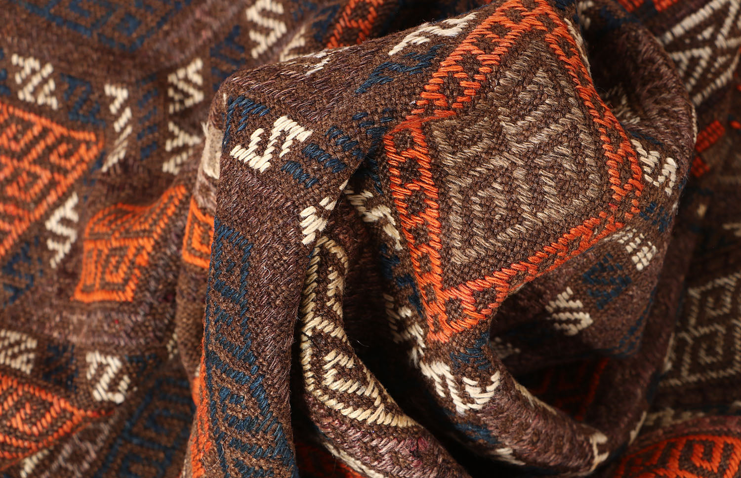 2' 6" x 8' Multy Handmade Suzani Kilim Rug Runner