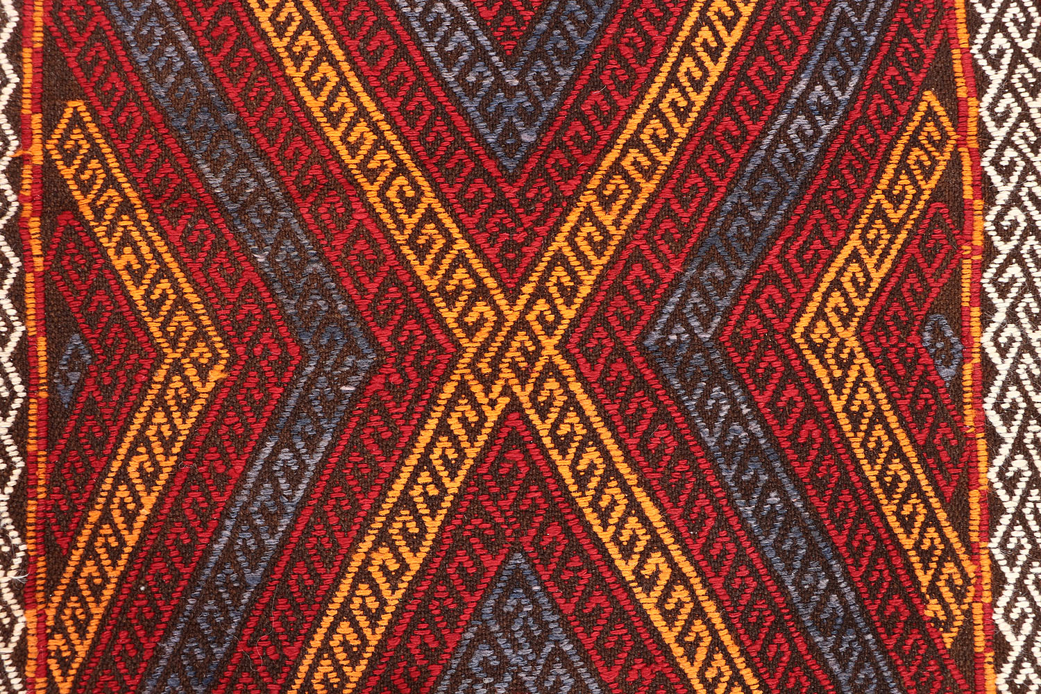 2' 6" x 8' Multy Handmade Suzani Kilim Rug Runner