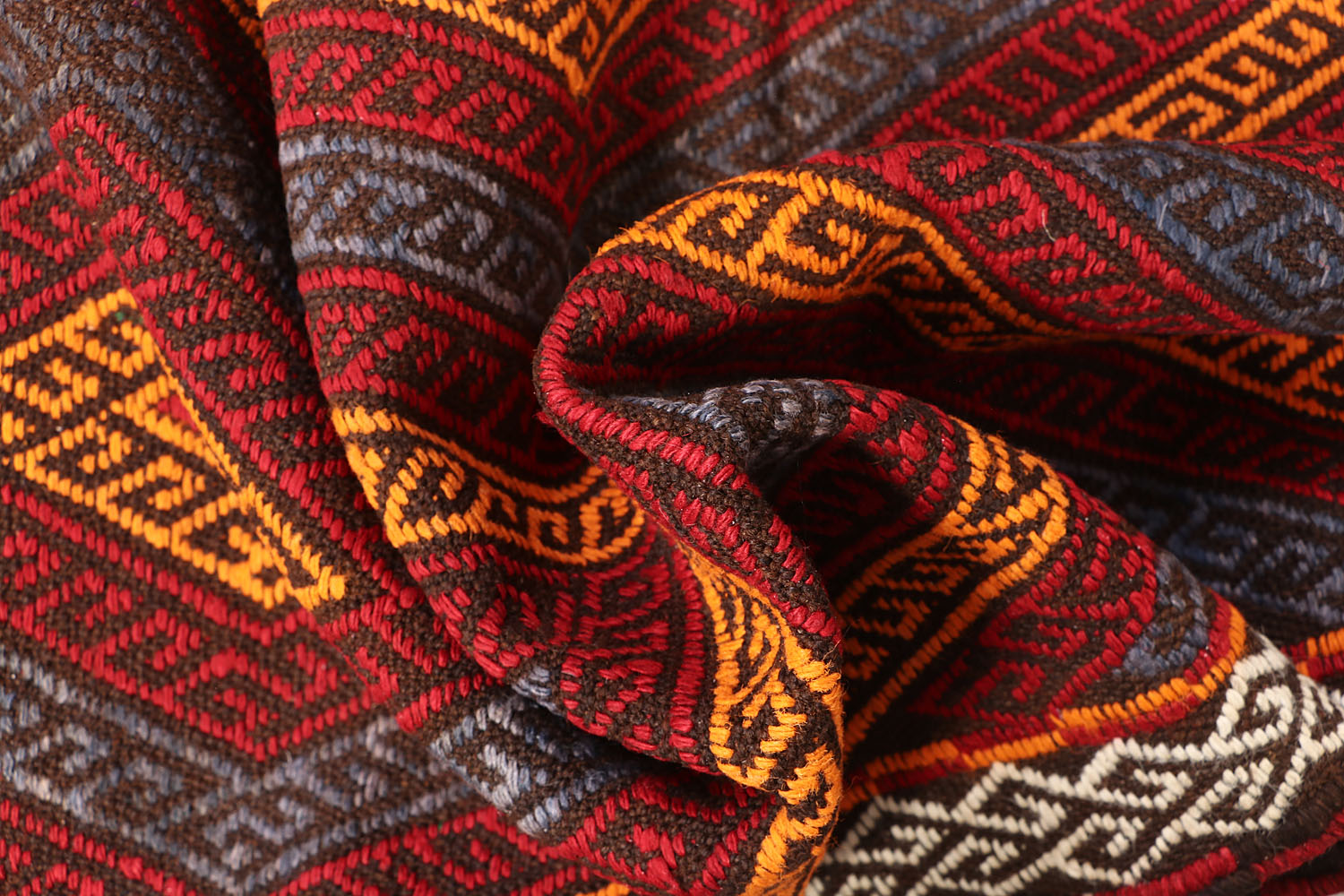 2' 6" x 8' Multy Handmade Suzani Kilim Rug Runner