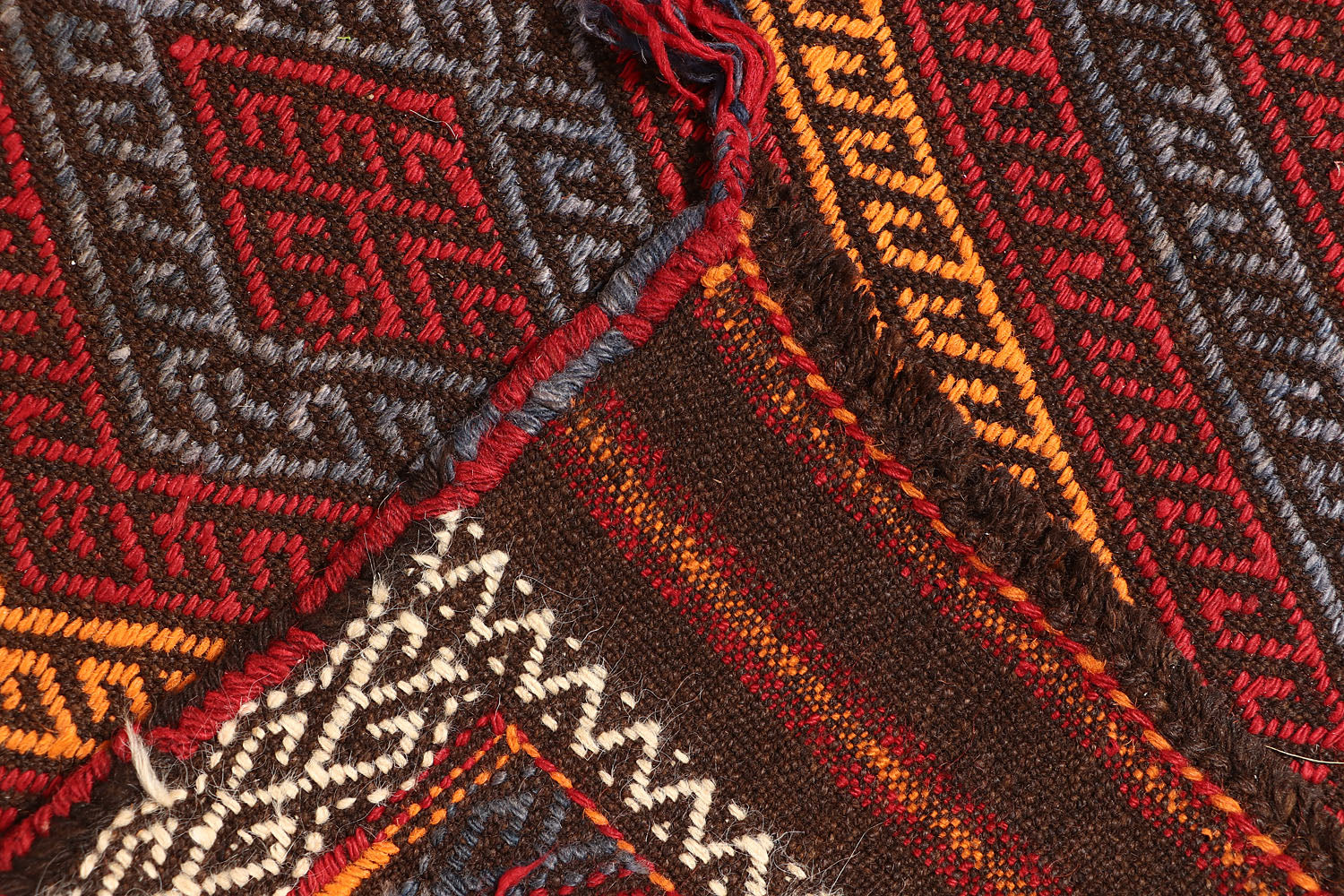2' 6" x 8' Multy Handmade Suzani Kilim Rug Runner