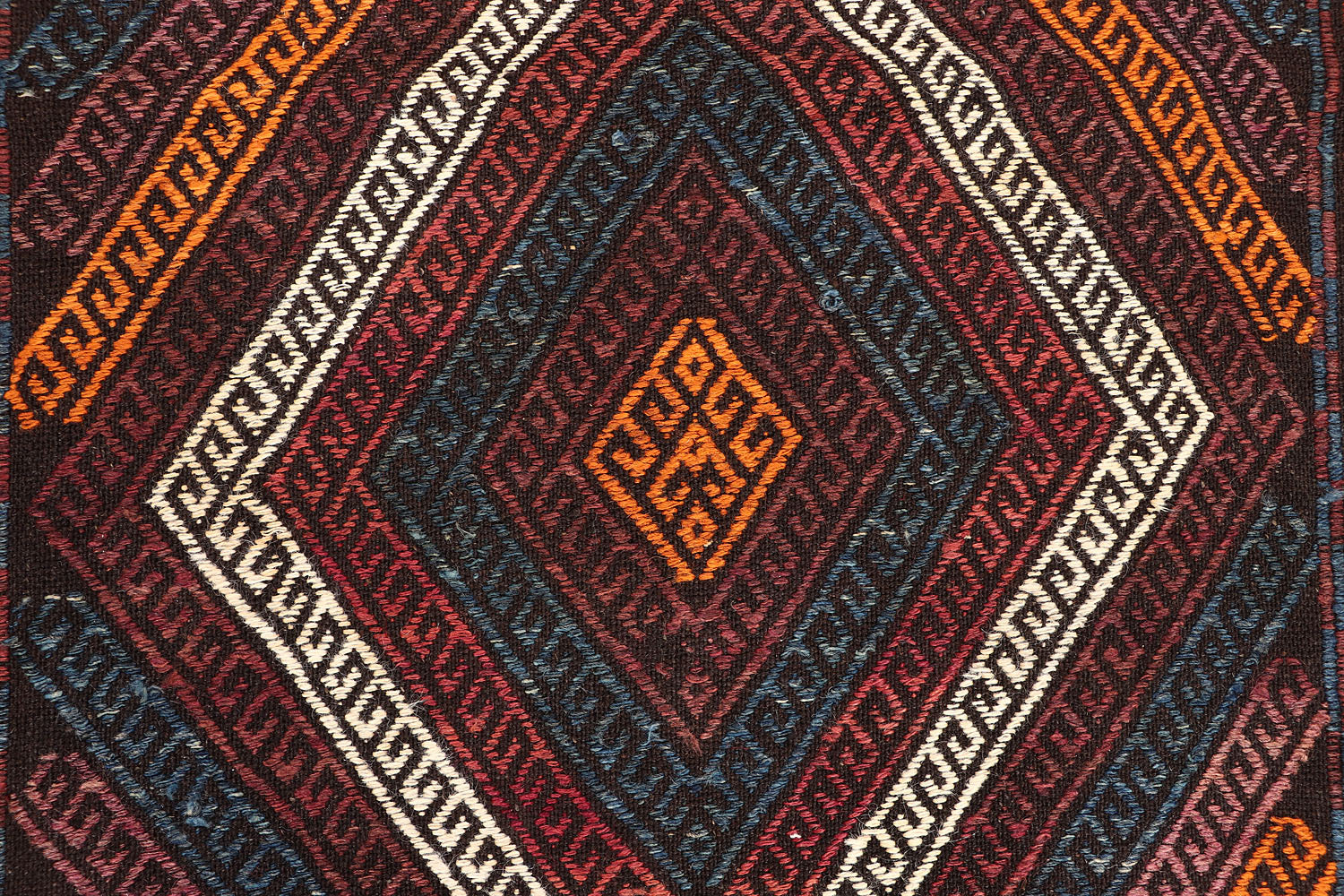 2' 6" X 9' Multy Handmade Suzani Kilim Rug Runner