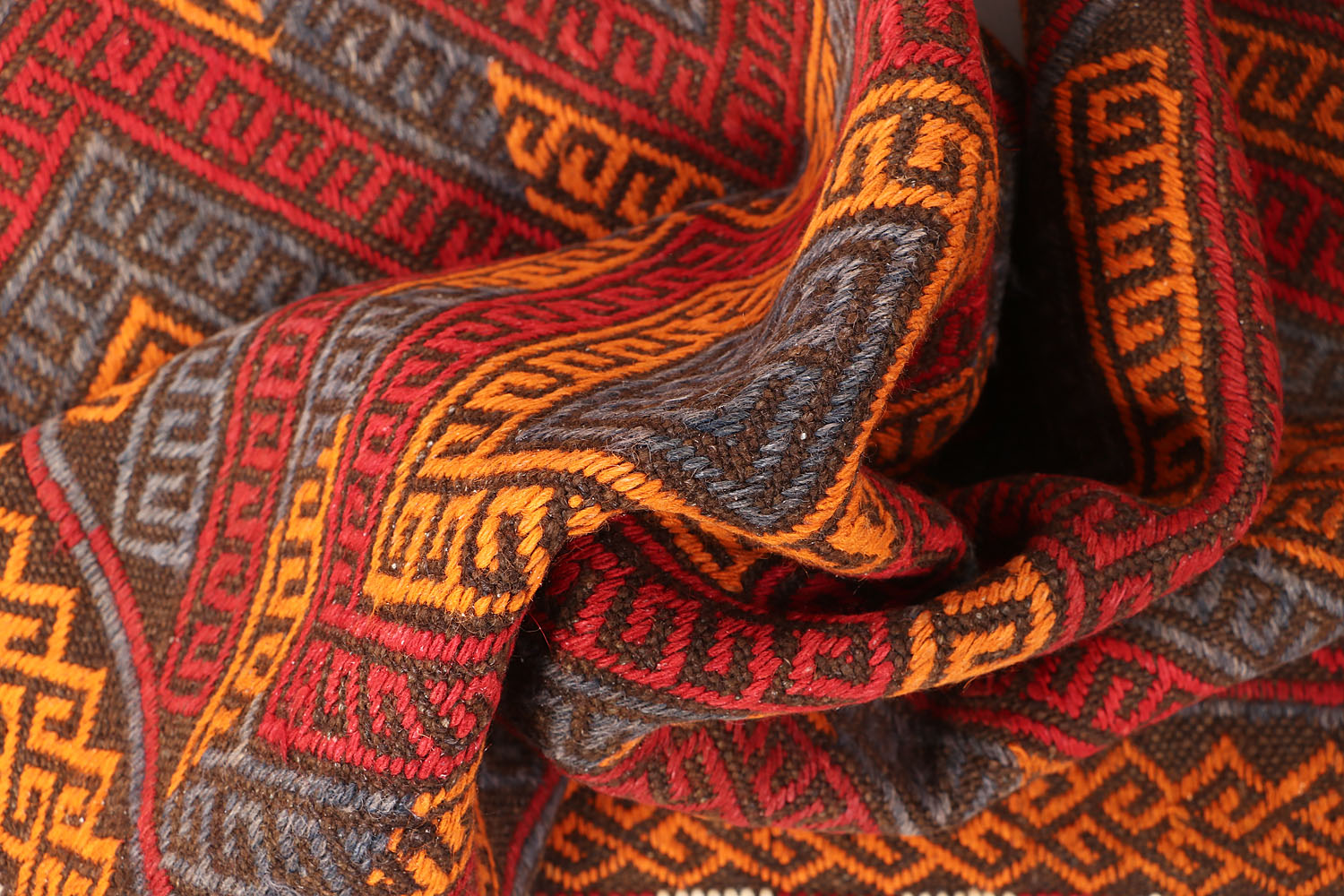 2' 6" X 9' Multy Handmade Suzani Kilim Rug Runner