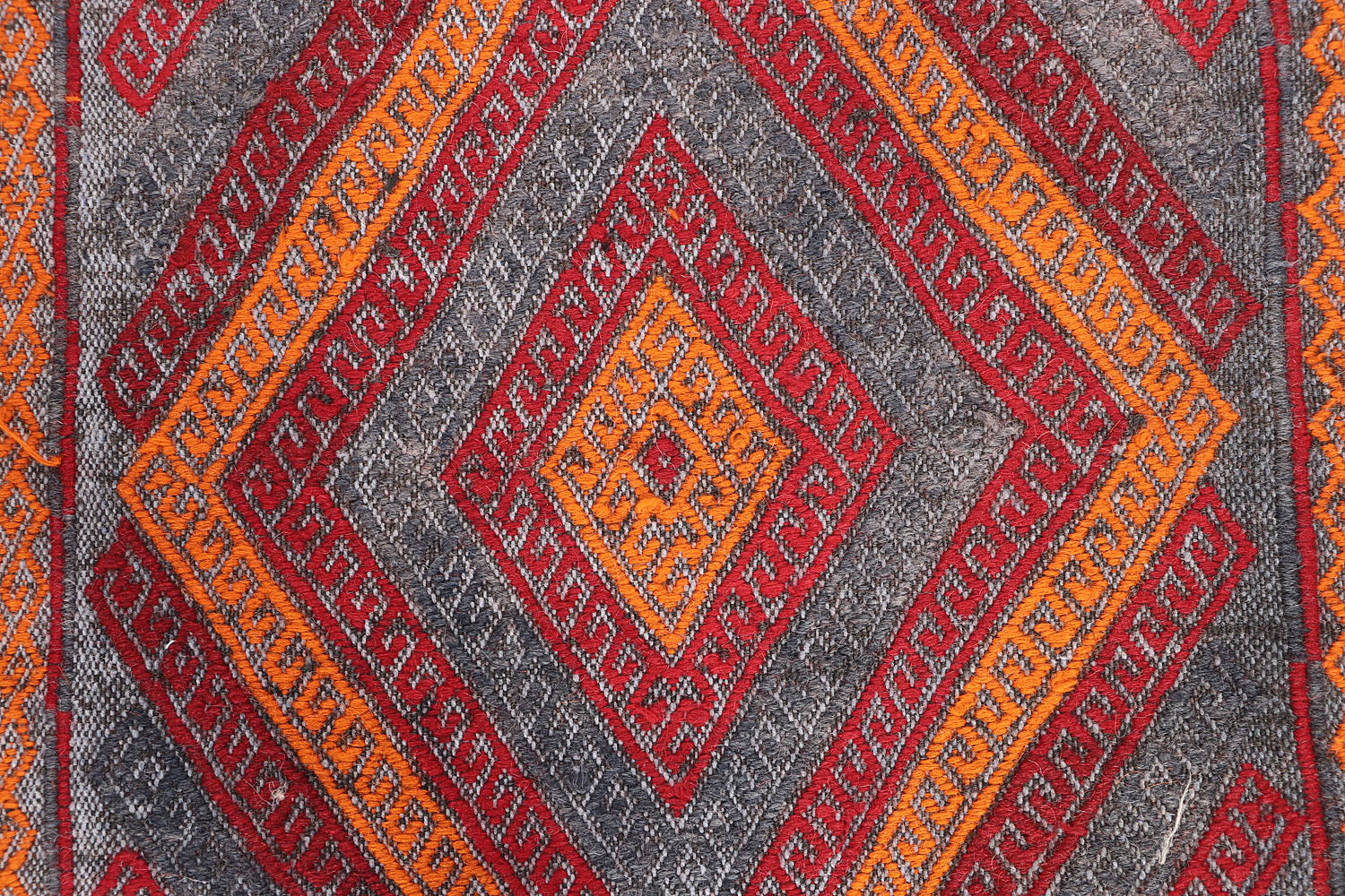 2' 6" X 9' Multy Handmade Suzani Kilim Rug Runner