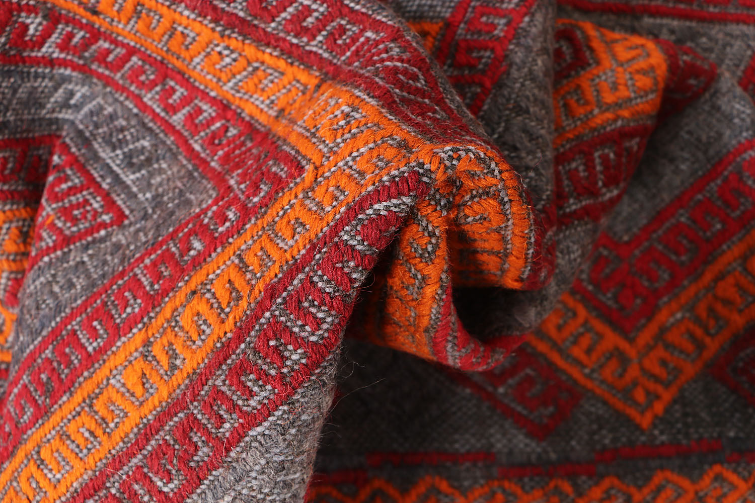 2' 6" X 9' Multy Handmade Suzani Kilim Rug Runner
