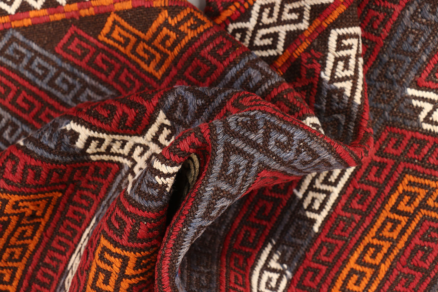 2' 6" X 9' Multy Handmade Suzani Kilim Rug Runner