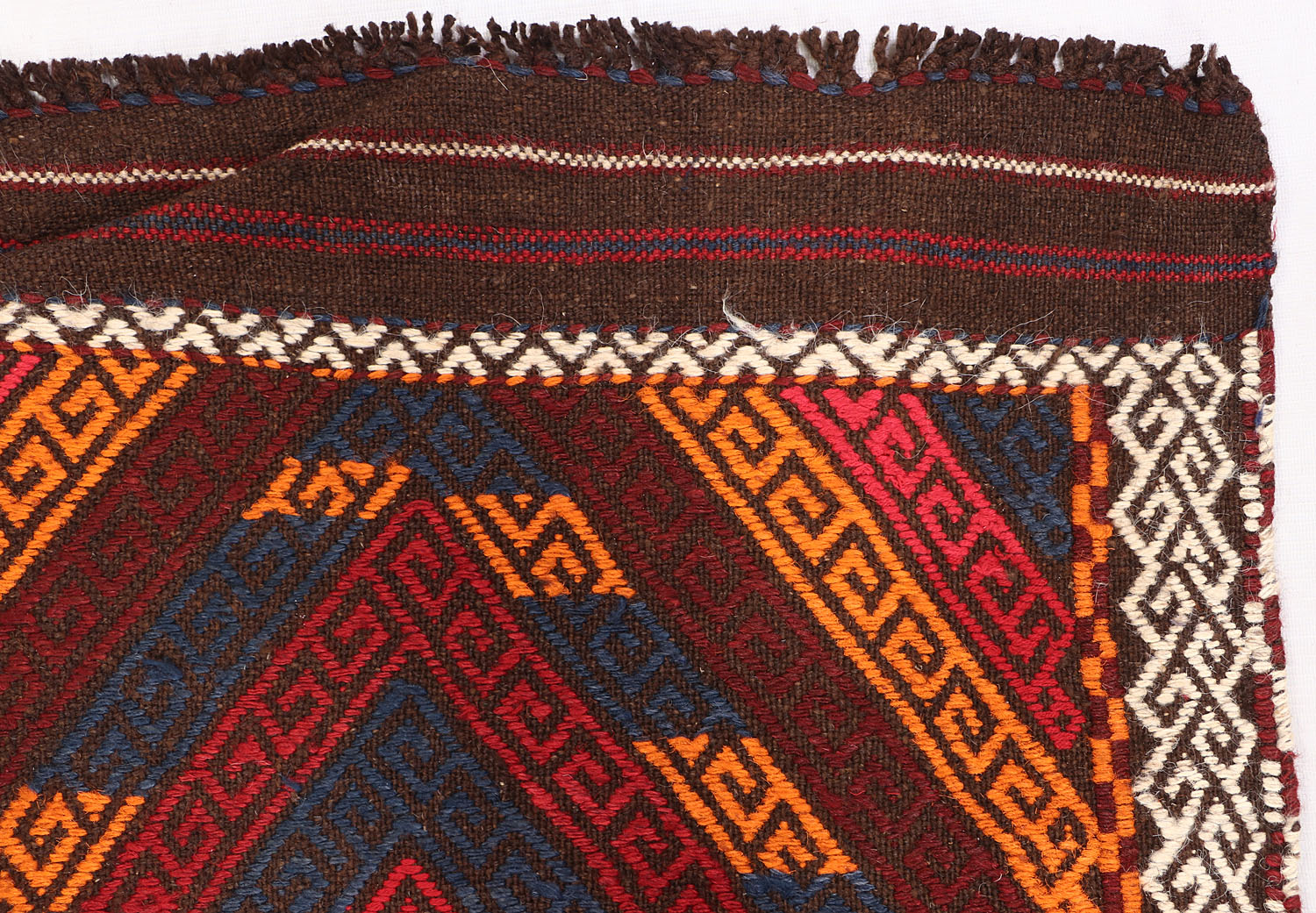 2' 6" X 9' Multy Handmade Suzani Kilim Rug Runner