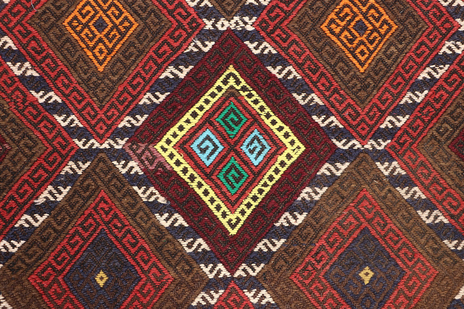 2' 6" x 8' Multy Handmade Suzani Kilim Rug Runner