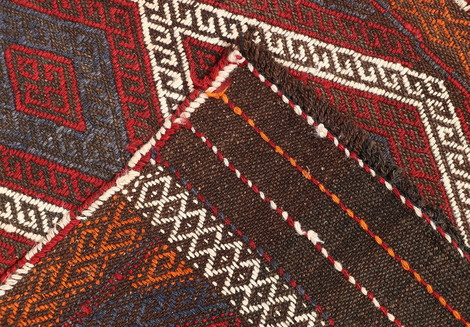 2' 6" x 8' Multy Handmade Suzani Kilim Rug Runner