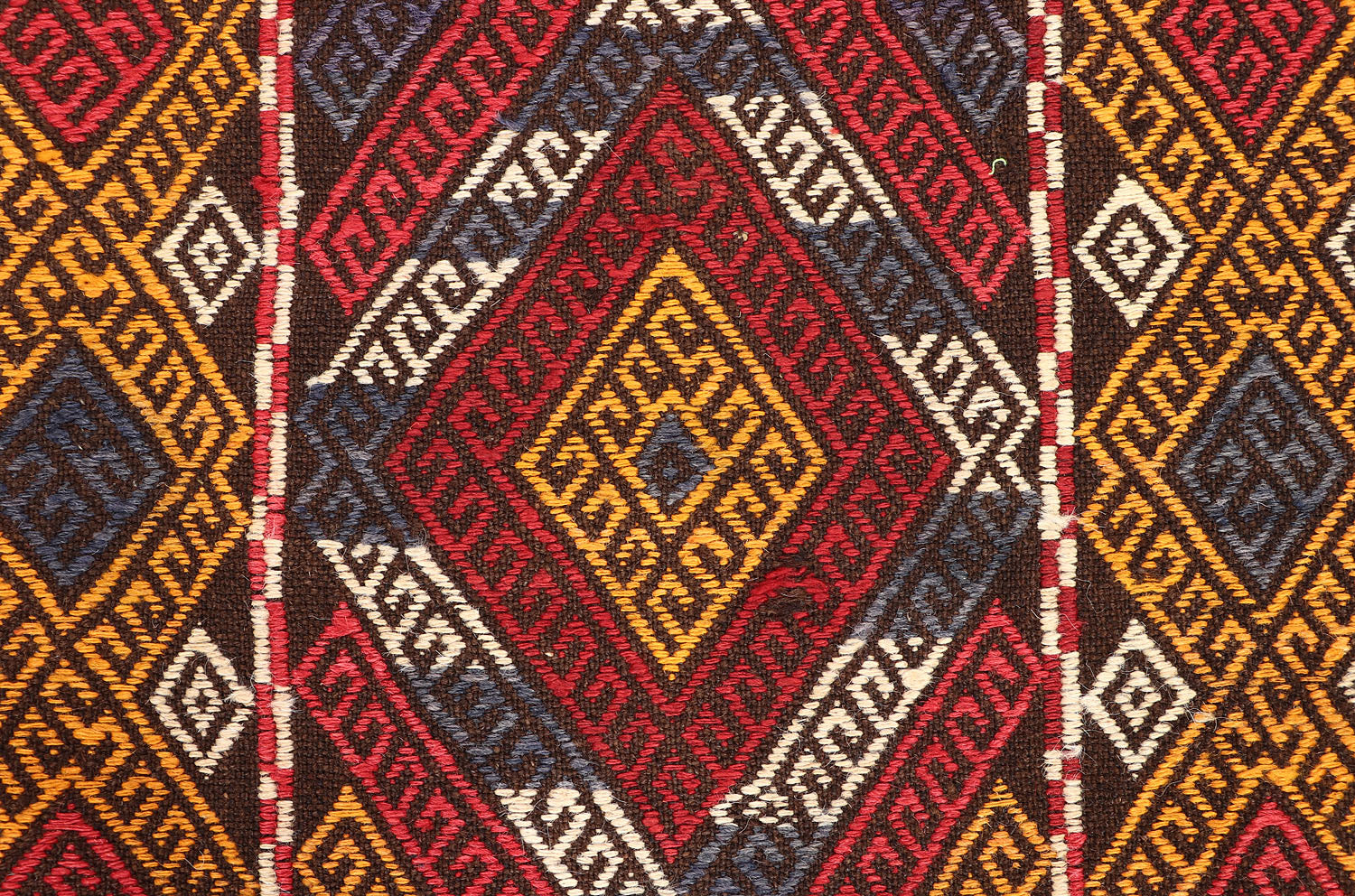 2' 6" x 8' Multy Handmade Suzani Kilim Rug Runner