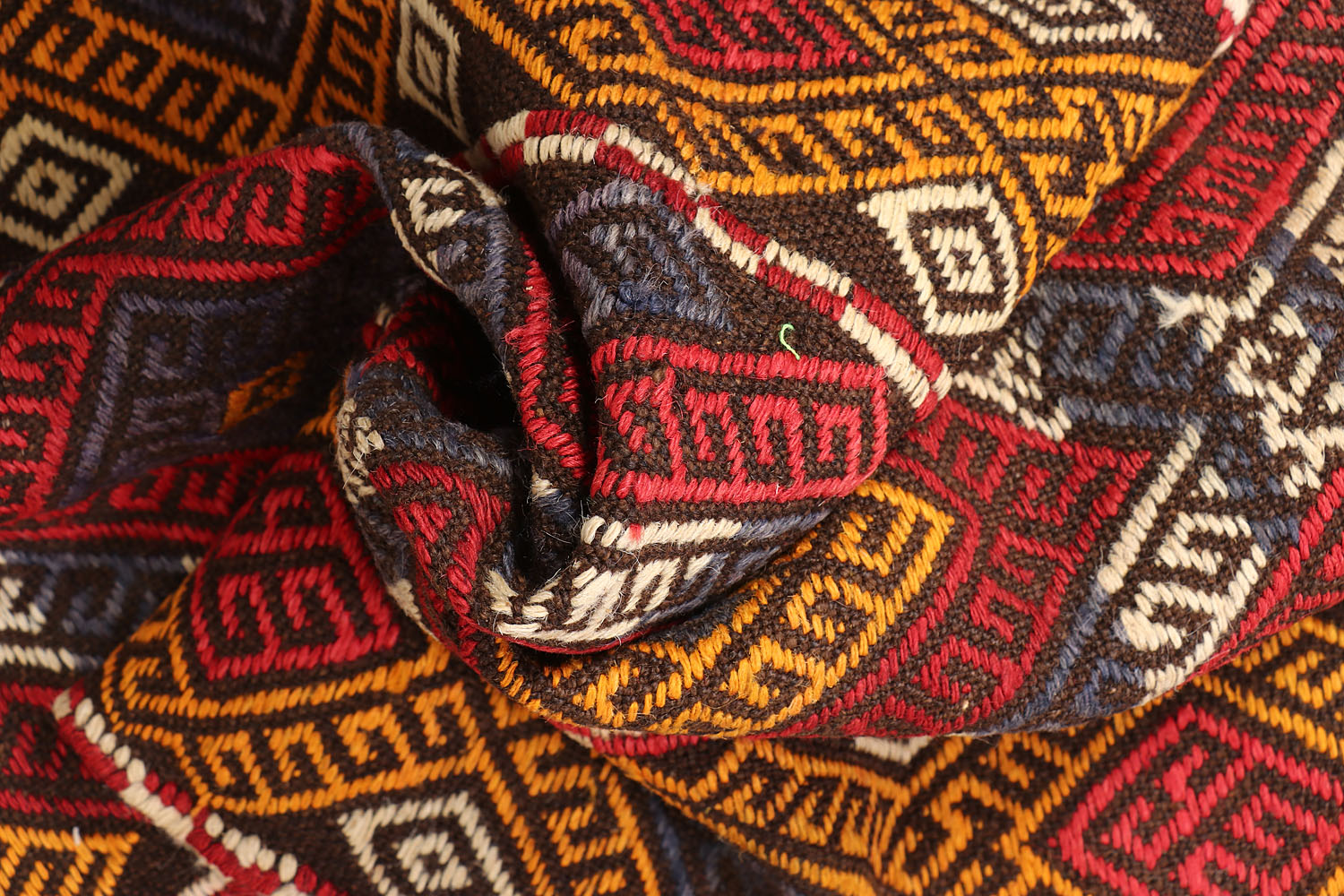 2' 6" x 8' Multy Handmade Suzani Kilim Rug Runner