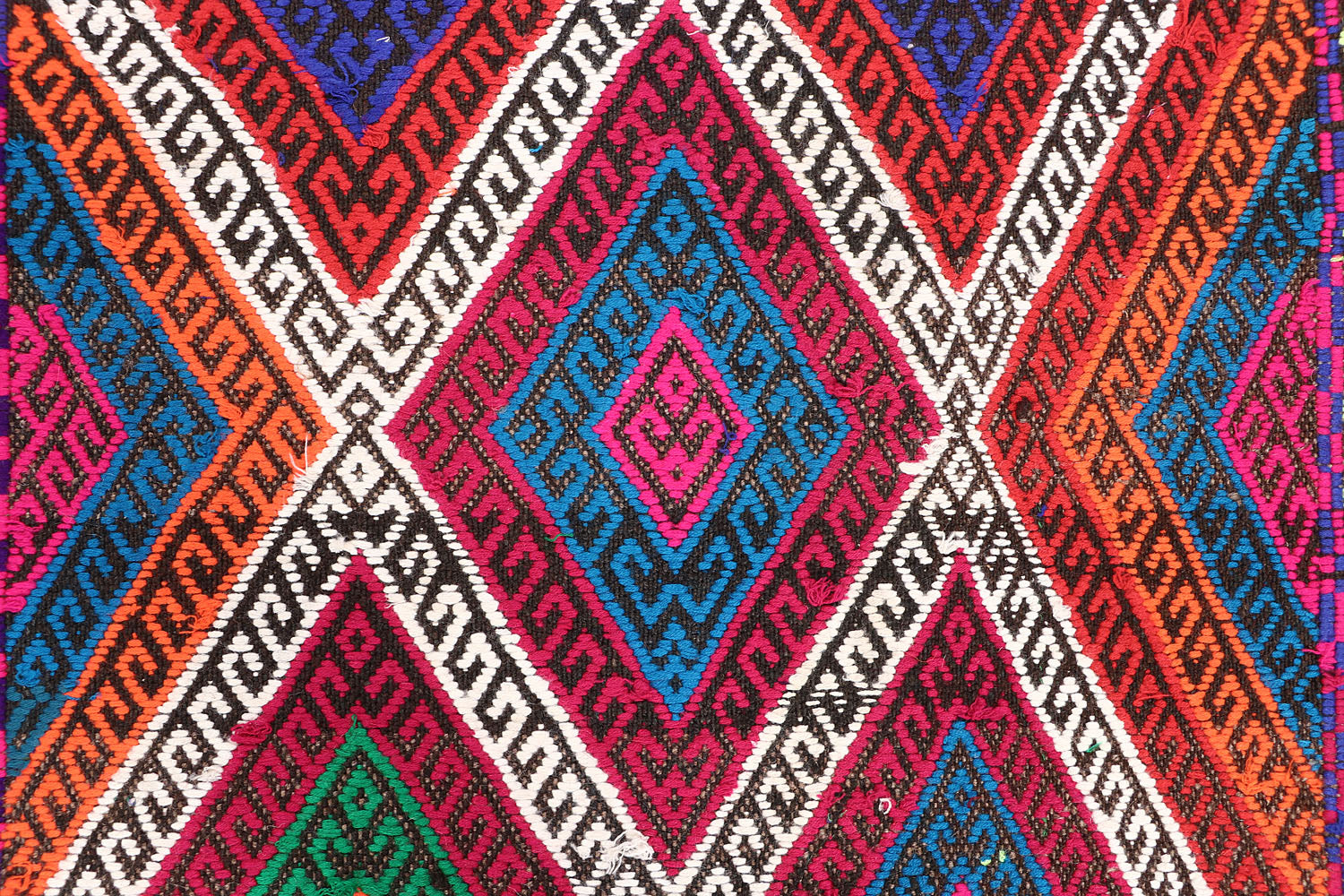 2' 6" x 10' Multy Handmade Suzani Kilim Rug Runner