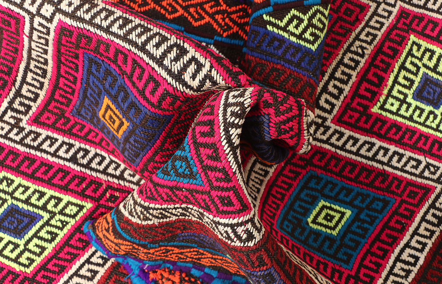 2' 6" x 10' Multy Handmade Suzani Kilim Rug Runner