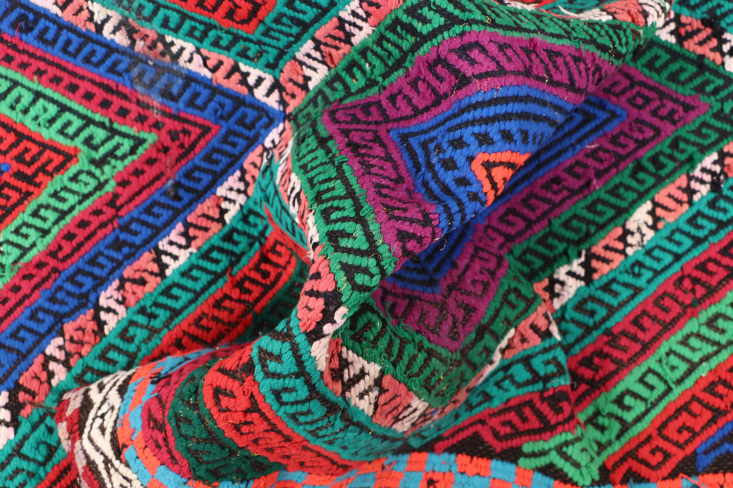 2' 6" x 10' Multy Handmade Suzani Kilim Rug Runner