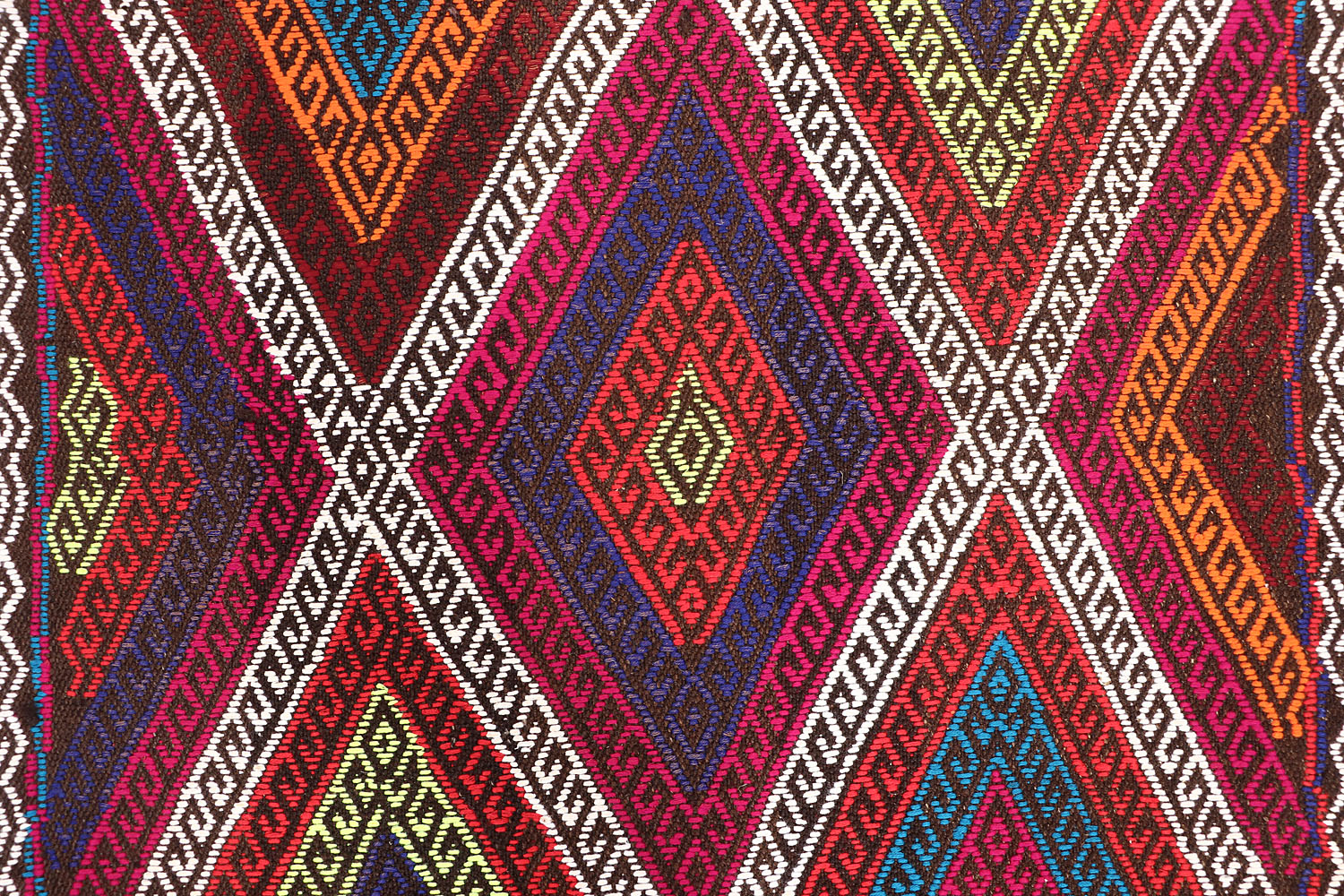 2' 6" x 10' Multy Handmade Suzani Kilim Rug Runner