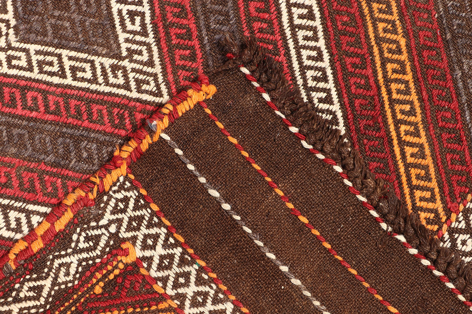 2' 6" X 9' Multy Handmade Suzani Kilim Rug Runner