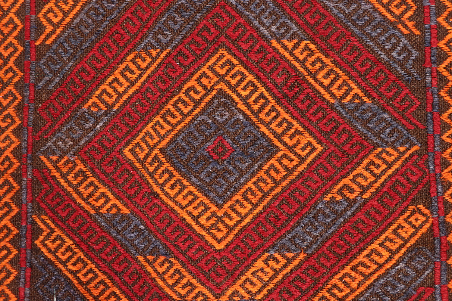 2' 6" X 9' Multy Handmade Suzani Kilim Rug Runner