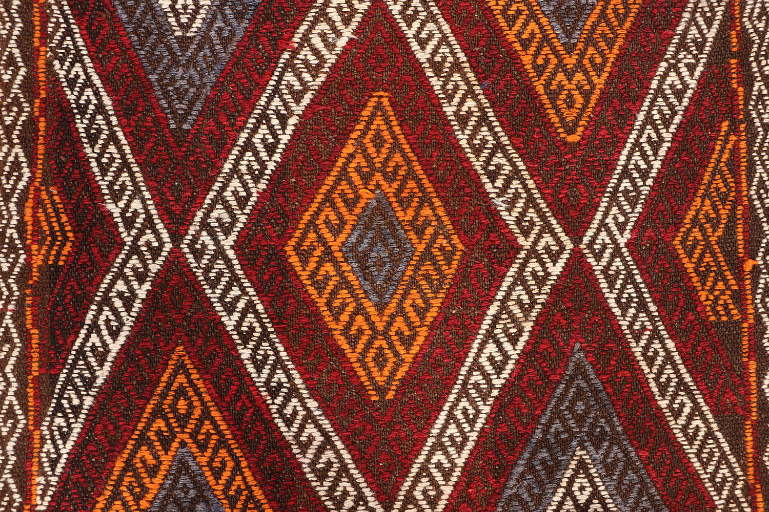 2' 6" X 9' Multy Handmade Suzani Kilim Rug Runner