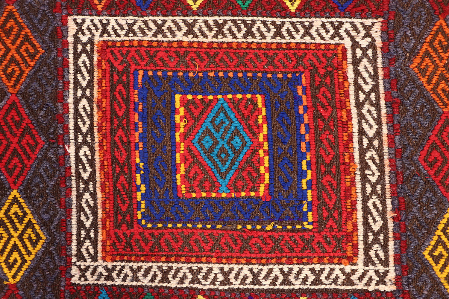 2' 6" x 10' Multy Handmade Suzani Kilim Rug Runner