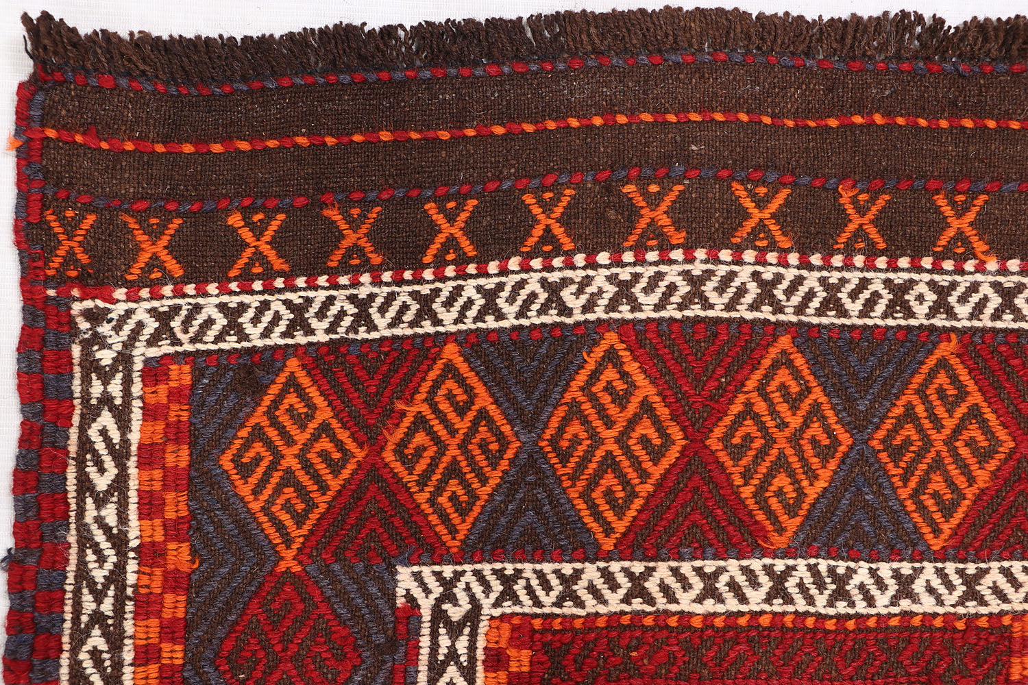2' 6" x 10' Multy Handmade Suzani Kilim Rug Runner