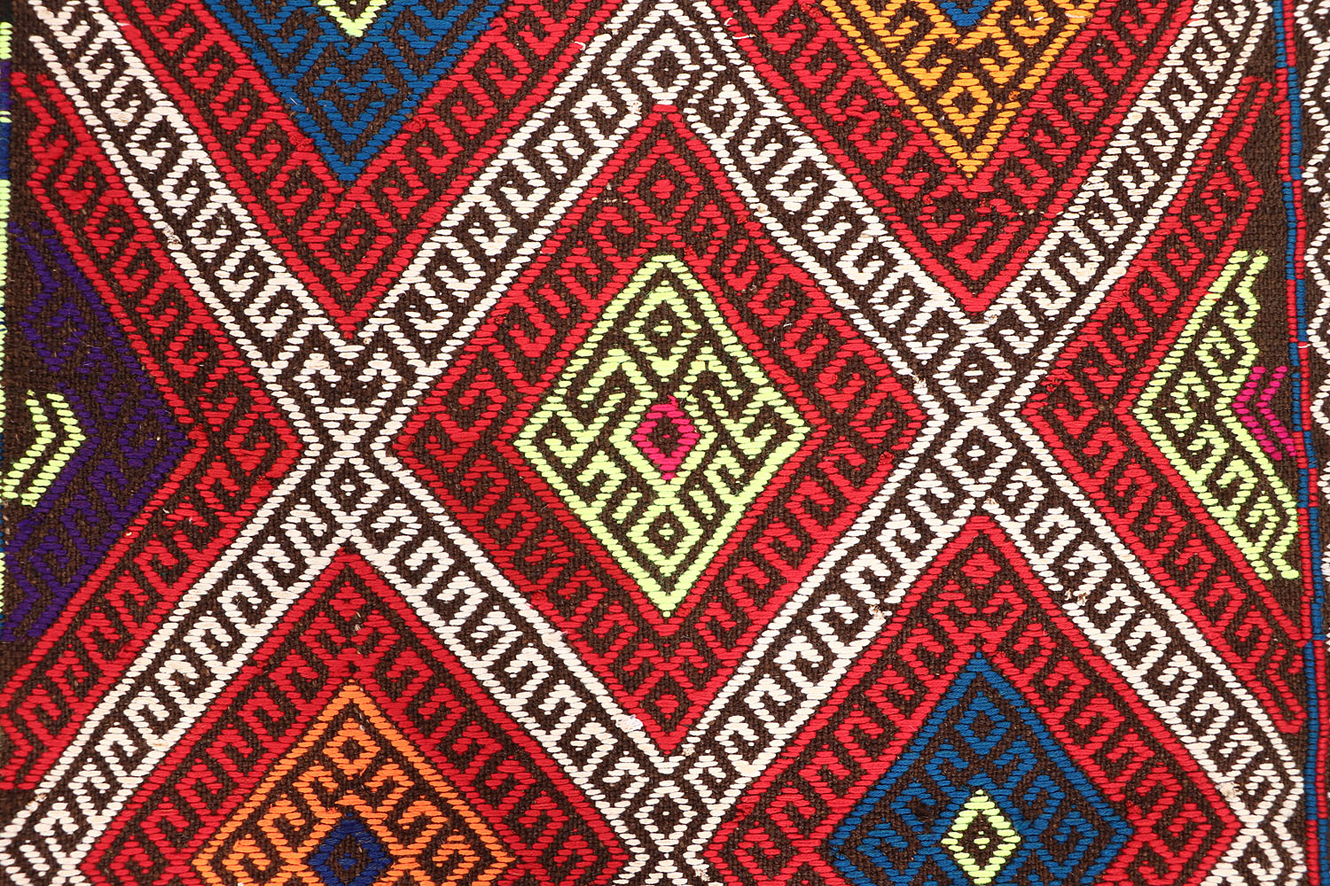 2' 6" x 10' Multy Handmade Suzani Kilim Rug Runner