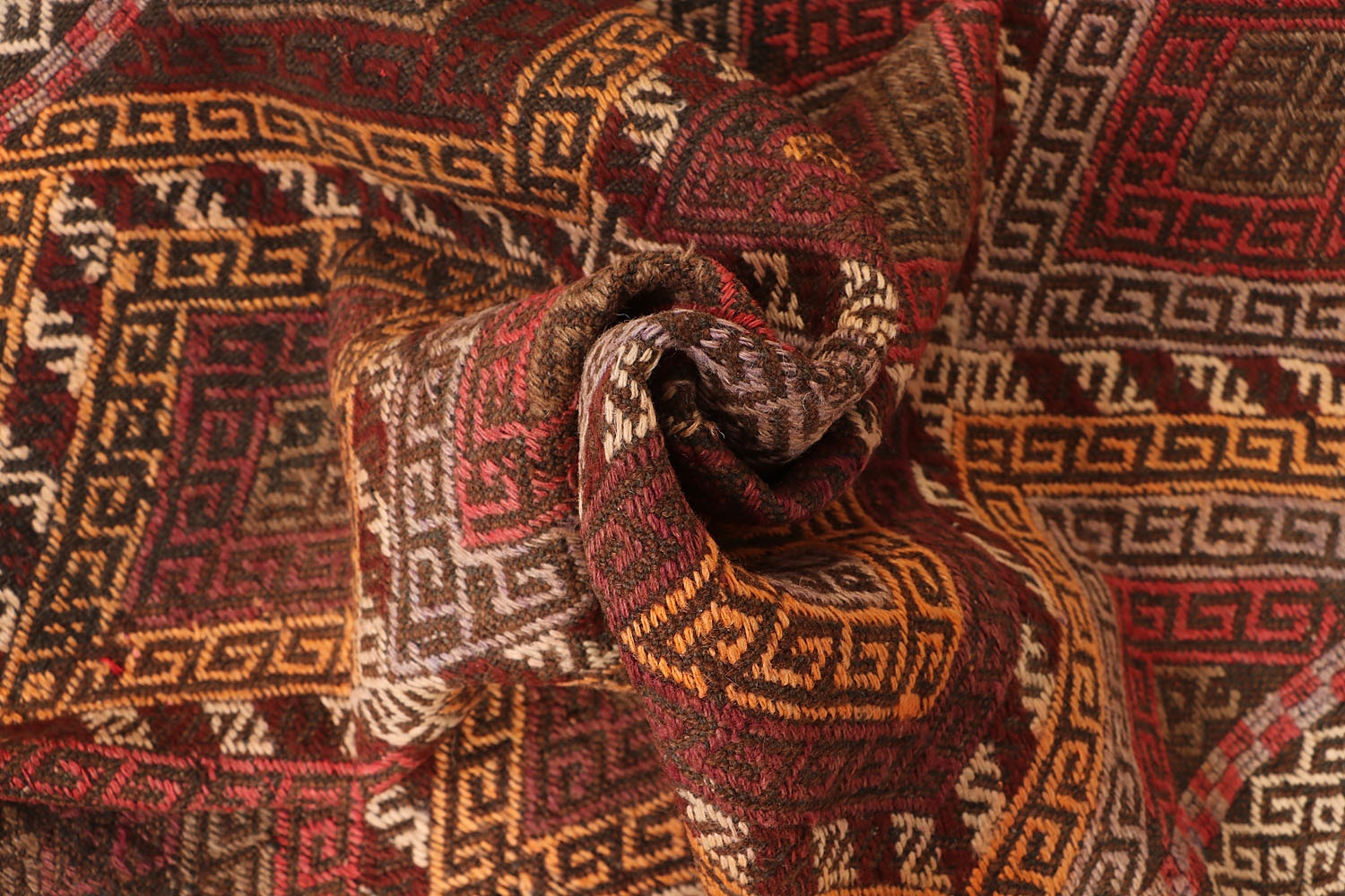 2' 6" x 8' Multy Handmade Suzani Kilim Rug Runner