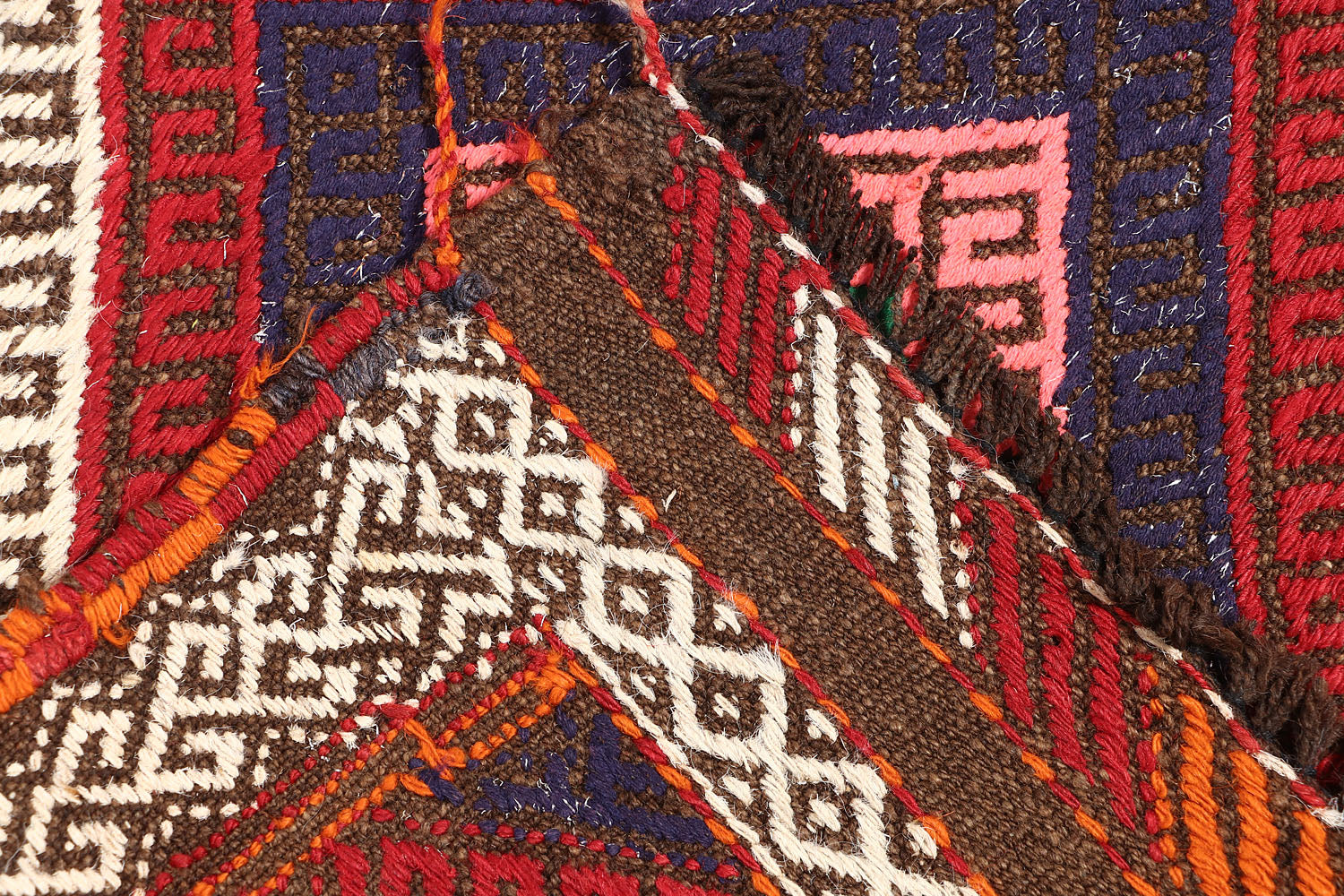 2' 6" x 8' Multy Handmade Suzani Kilim Rug Runner