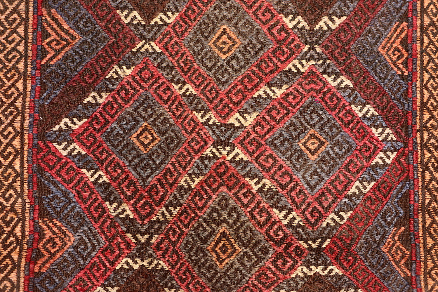 2' 6" x 8' Multy Handmade Suzani Kilim Rug Runner