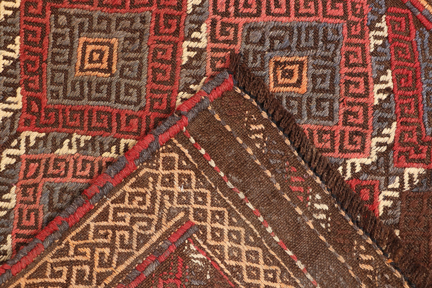 2' 6" x 8' Multy Handmade Suzani Kilim Rug Runner