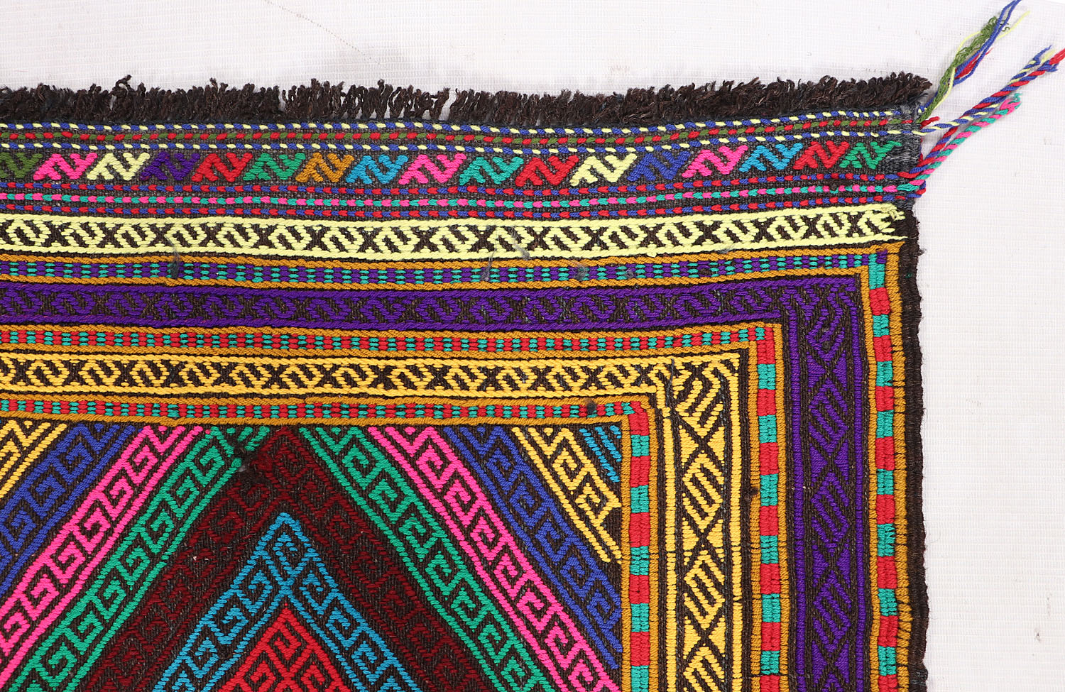 Multy Handmade Suzani Kilim Rug Runner
