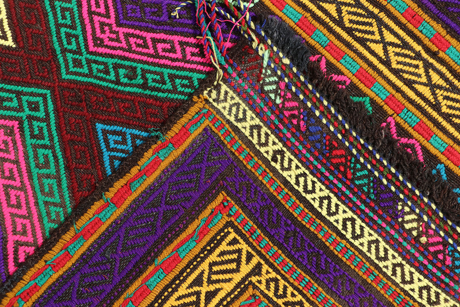 Multy Handmade Suzani Kilim Rug Runner