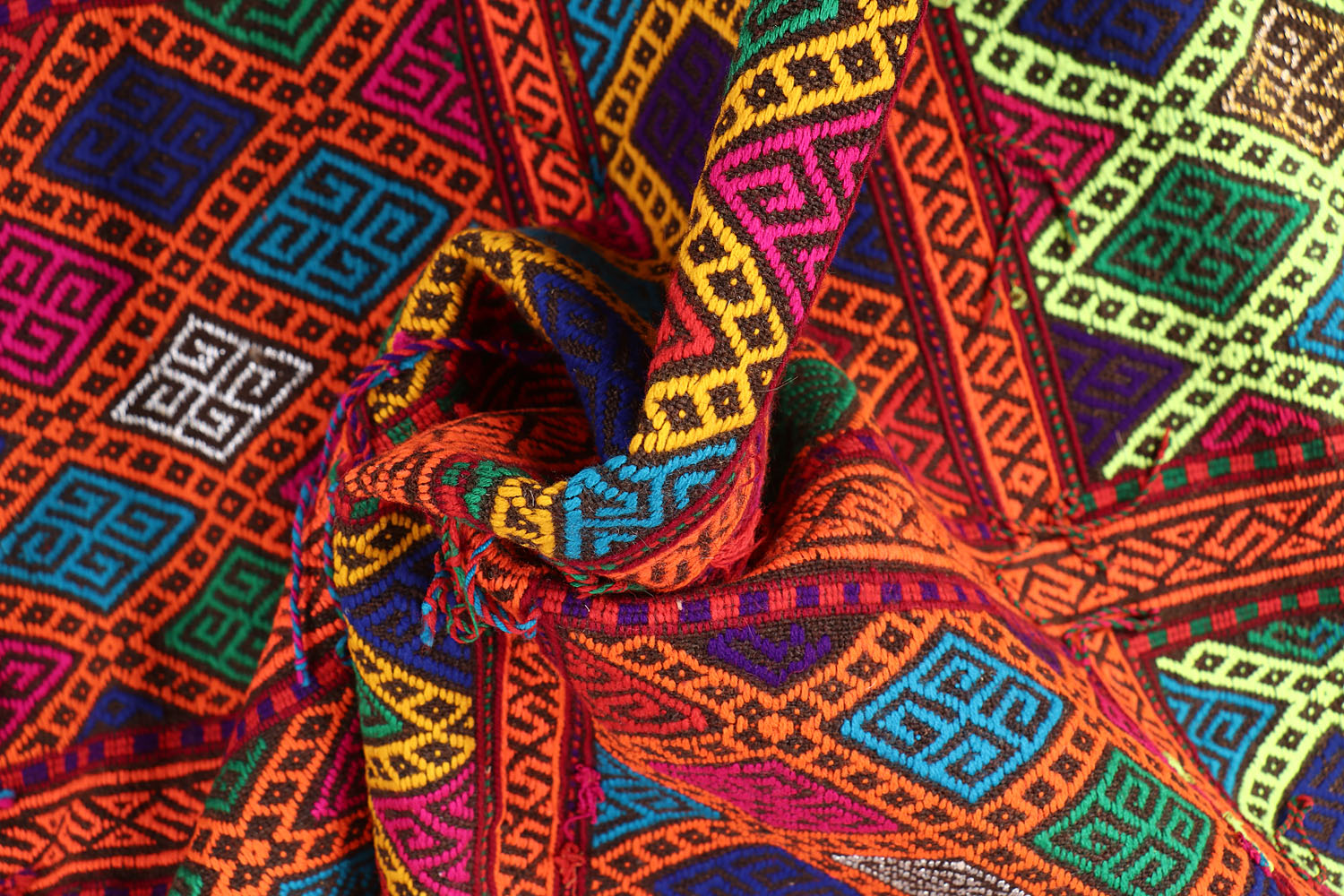 2' 6" x 8' Multy Handmade Suzani Kilim Rug Runner