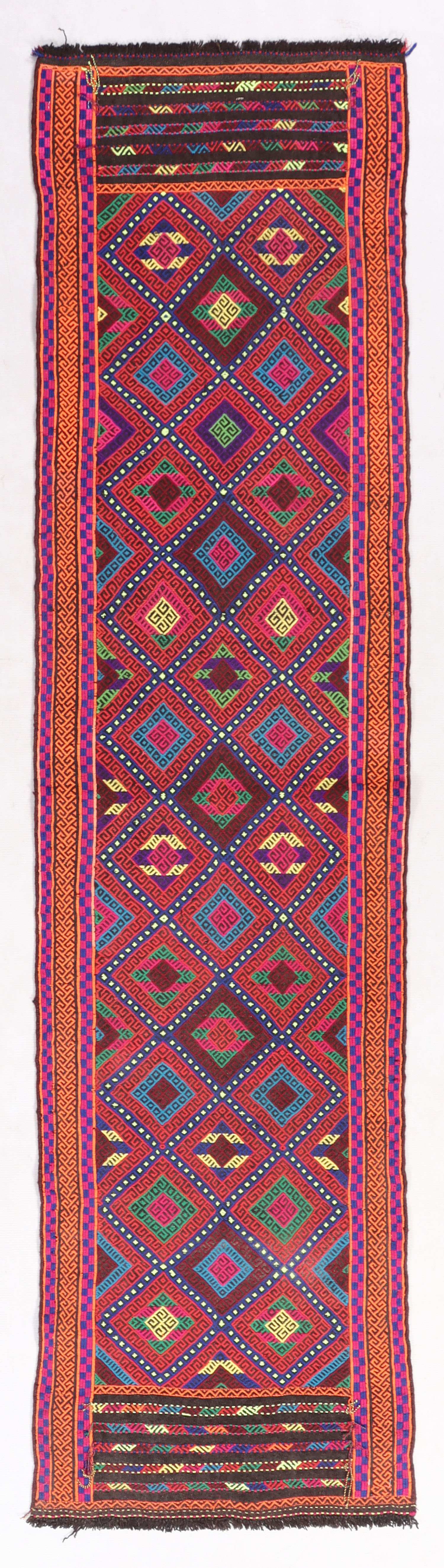Multy Handmade Suzani Kilim Rug Runner
