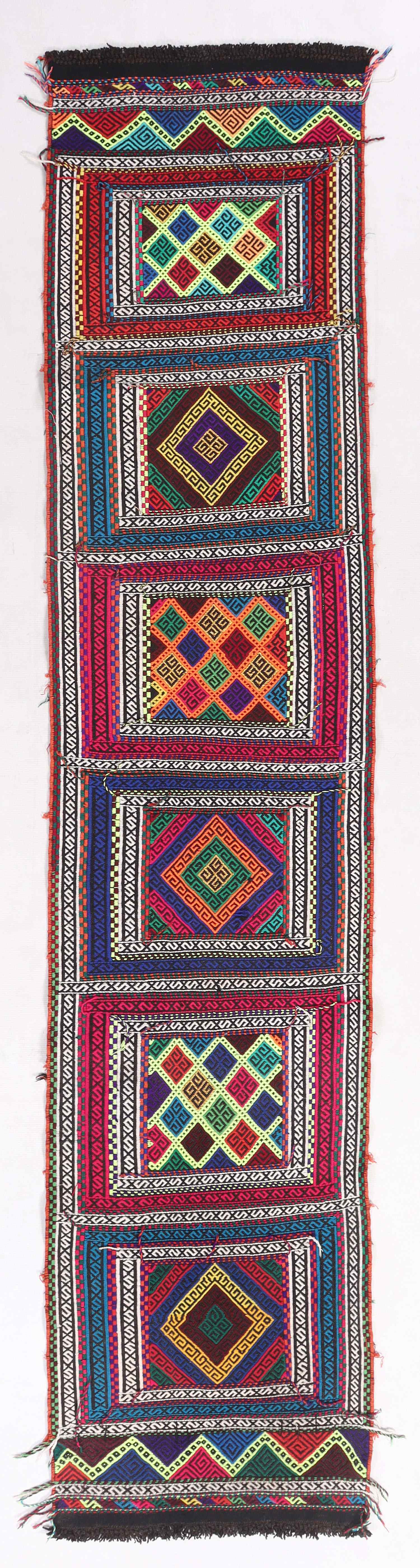 Green Handmade Suzani Kilim Rug Rectangular