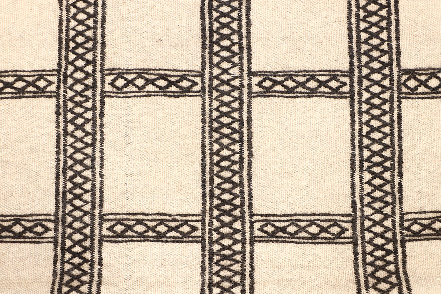 3' X 10' Ivory Handmade Suzani Kilim Rug Runner