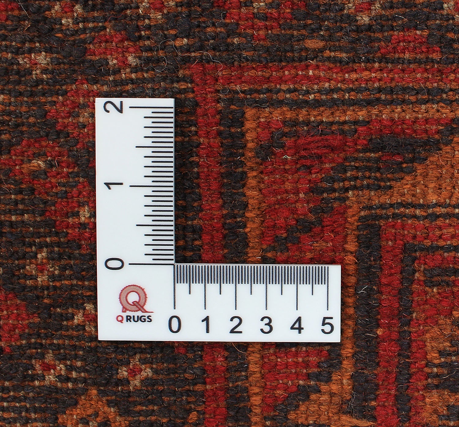 6' 6"X 10' Red Handmade Mashwani Afghan Rug Rectangular