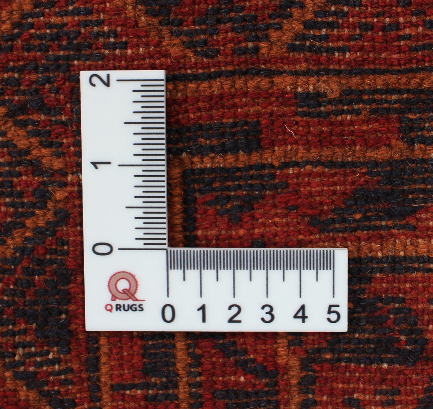 6' 6"X 10' Red Handmade Mashwani Afghan Rug Rectangular
