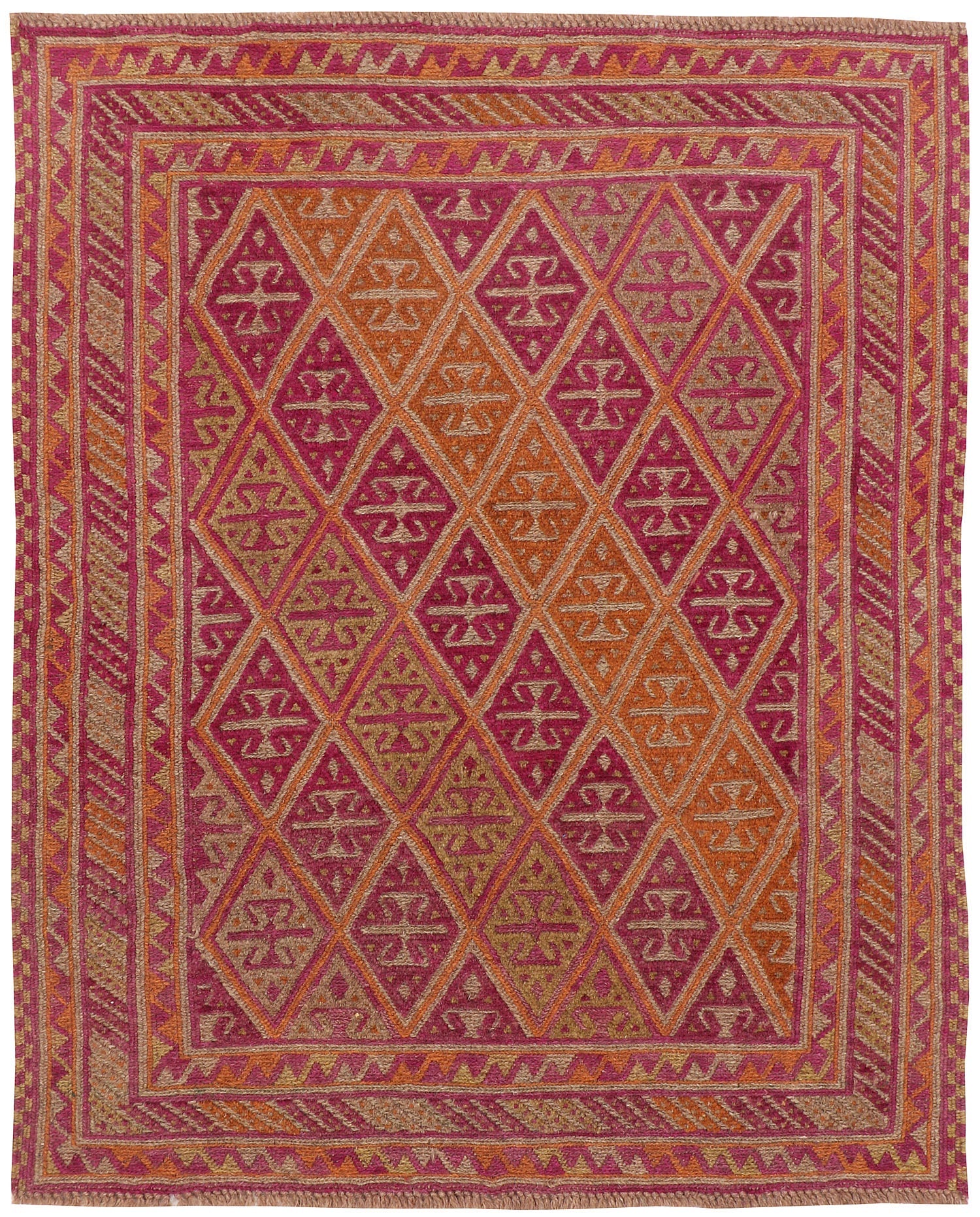 Multy Handmade Mashwani Afghan Rug Rectangular